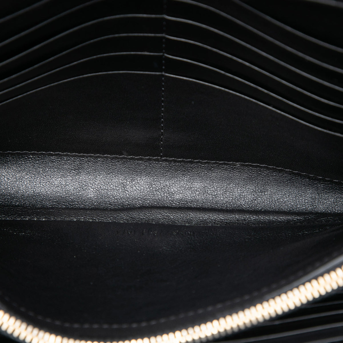 Saint Laurent Mini Smooth Calfskin Paris Wallet on Chain