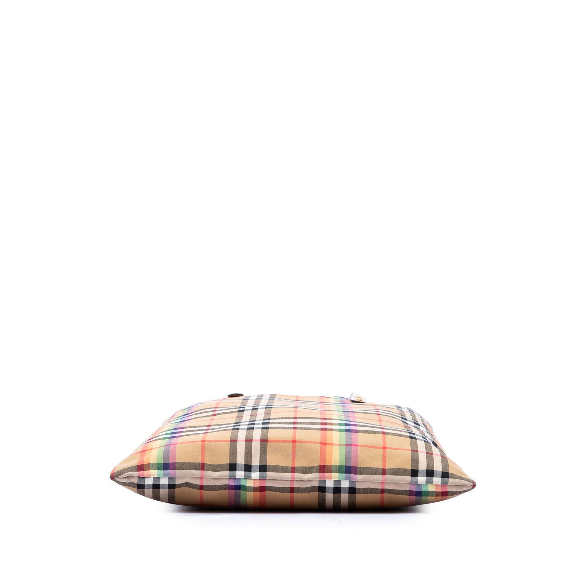 Burberry House Check Canvas Rainbow Tote