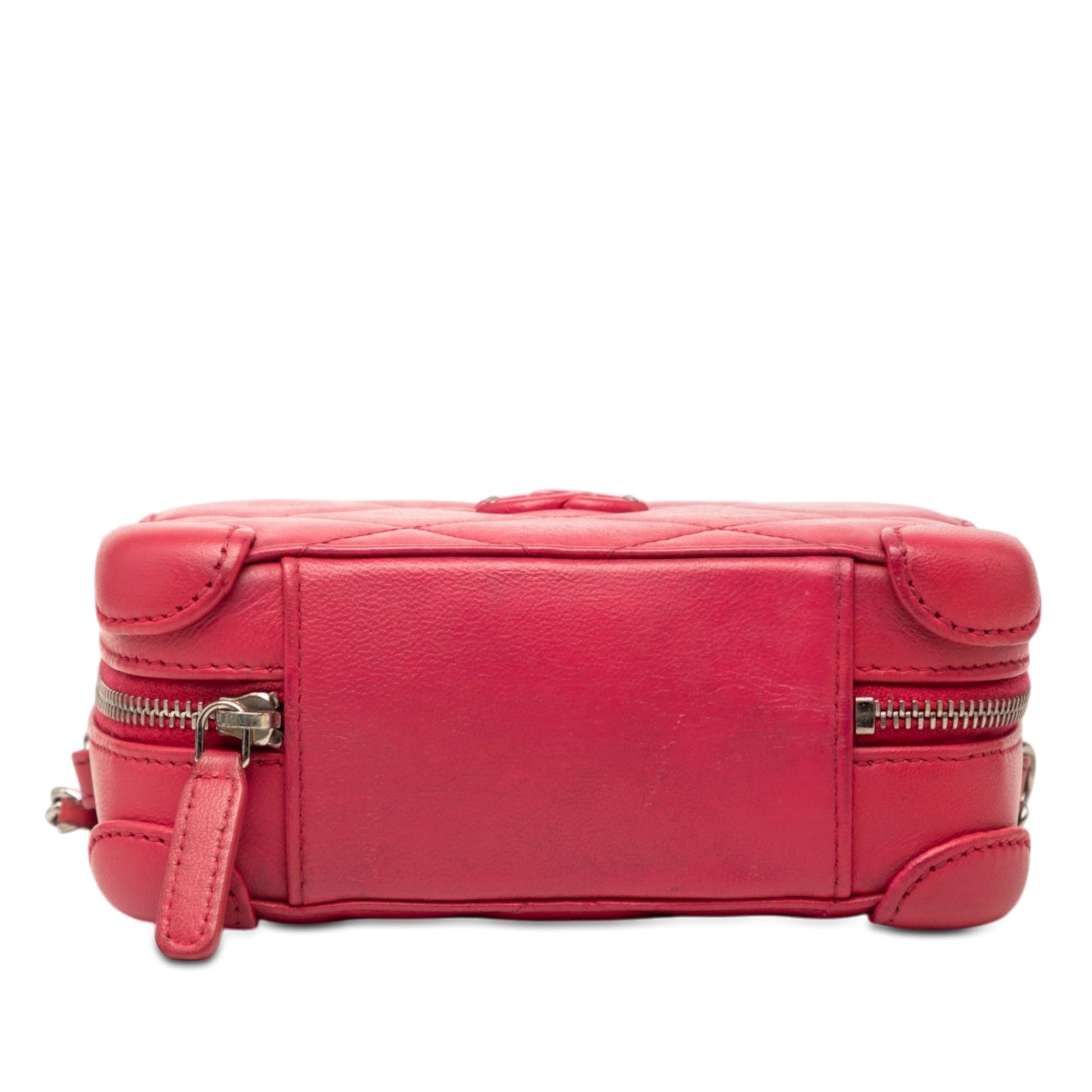 Chanel Mini Quilted Lambskin Covered CC Camera Bag
