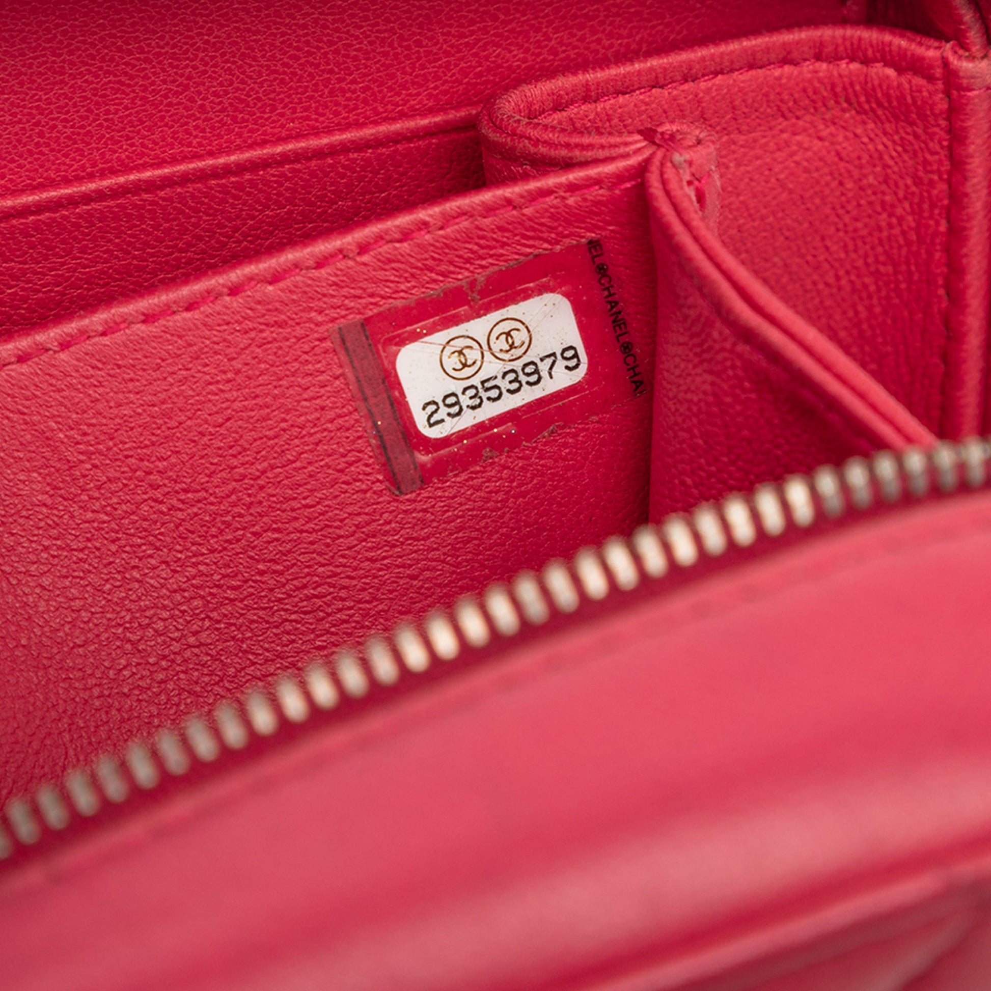 Chanel Mini Quilted Lambskin Covered CC Camera Bag