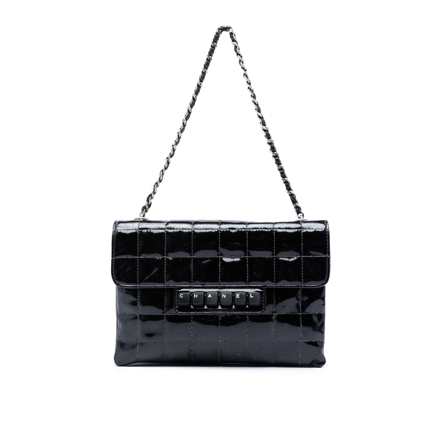Chanel Chocolate Bar Patent Digital Flap