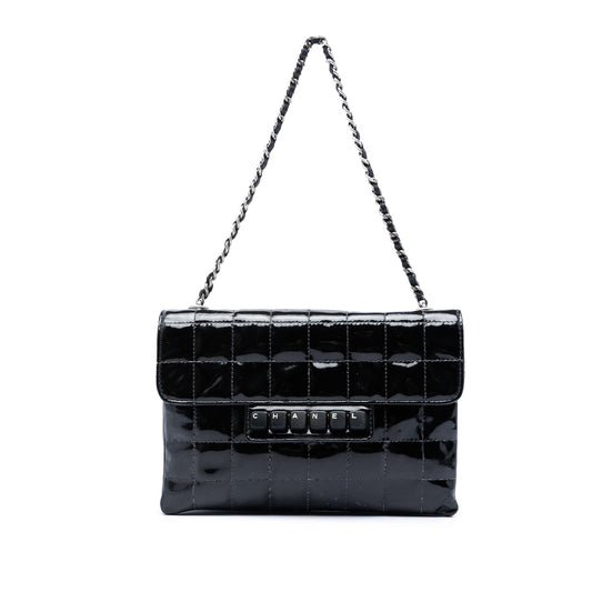 Chanel Chocolate Bar Patent Digital Flap
