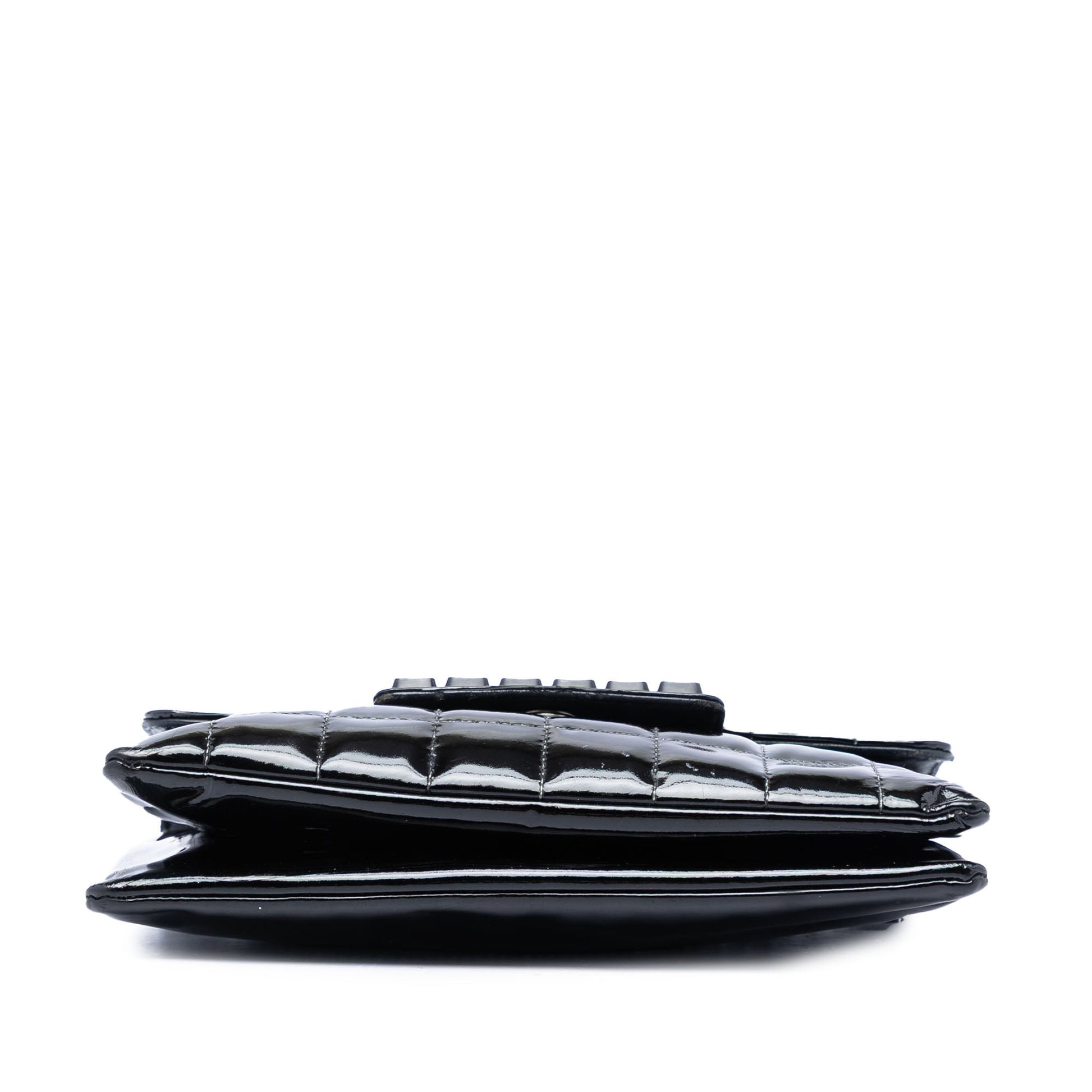 Chanel Chocolate Bar Patent Digital Flap