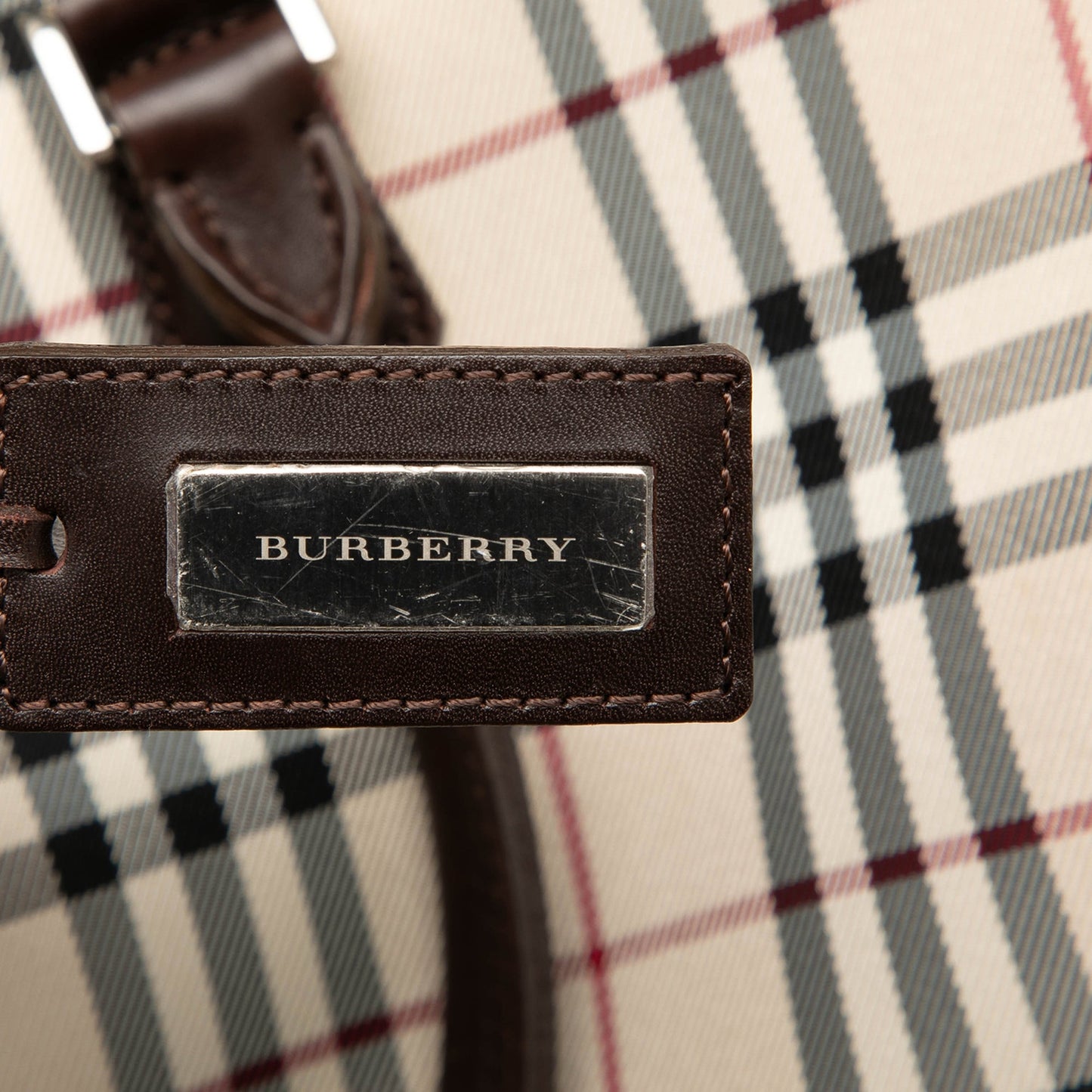 Burberry House Check Canvas Travel Bag