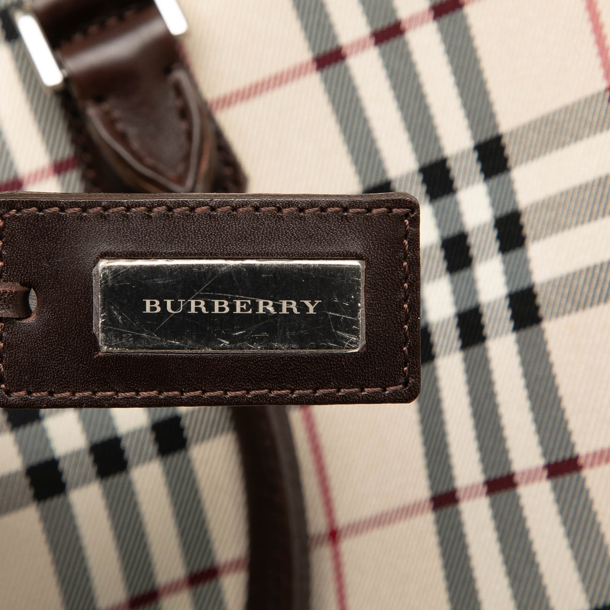 Burberry House Check Canvas Travel Bag