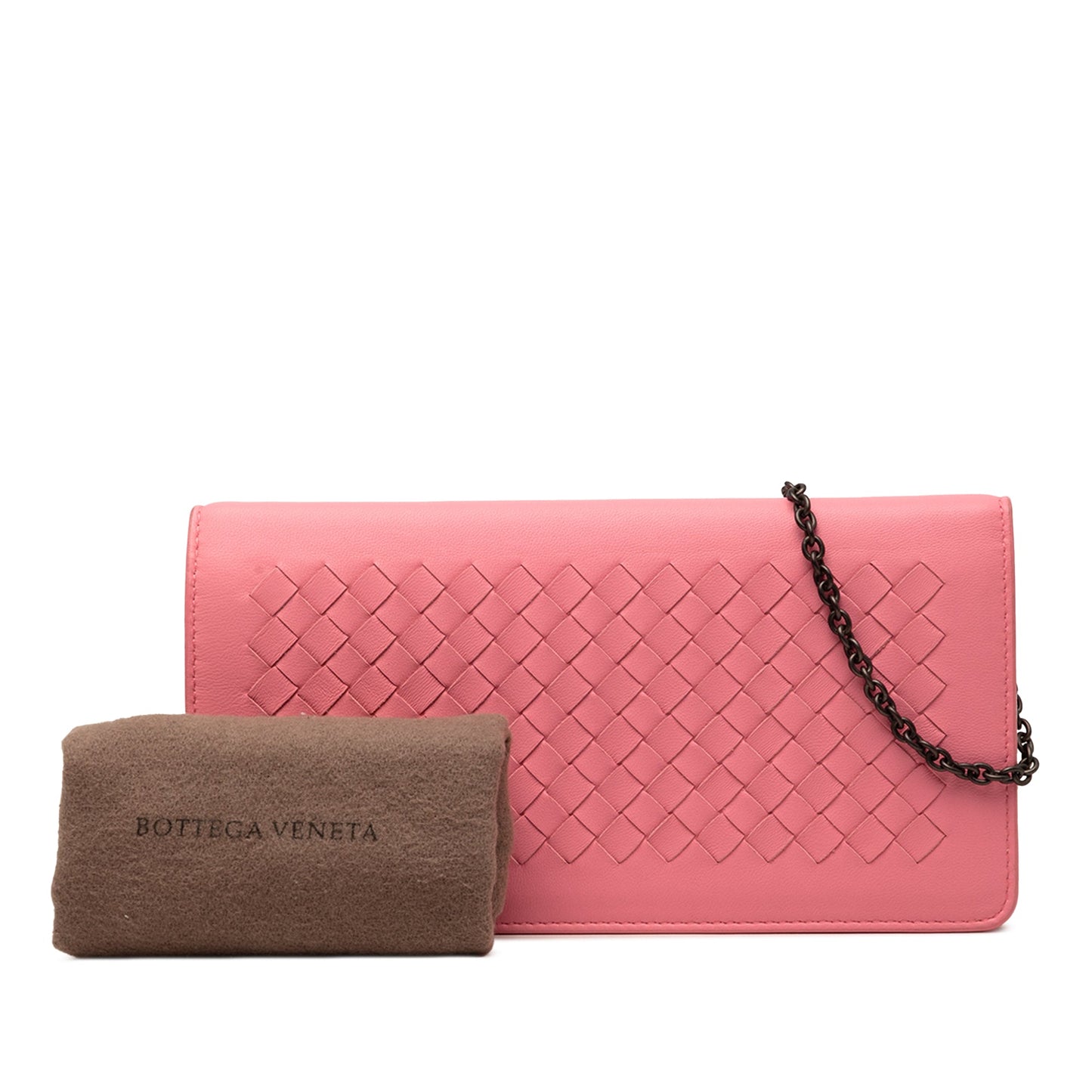 Bottega Veneta Nappa Intrecciato Continental Wallet on Chain