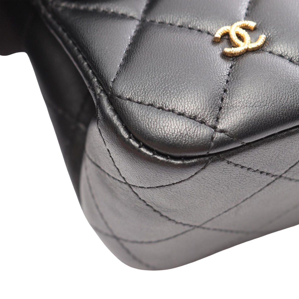 Chanel Medium Classic Lambskin Egyptian Amulet Charms Double Flap