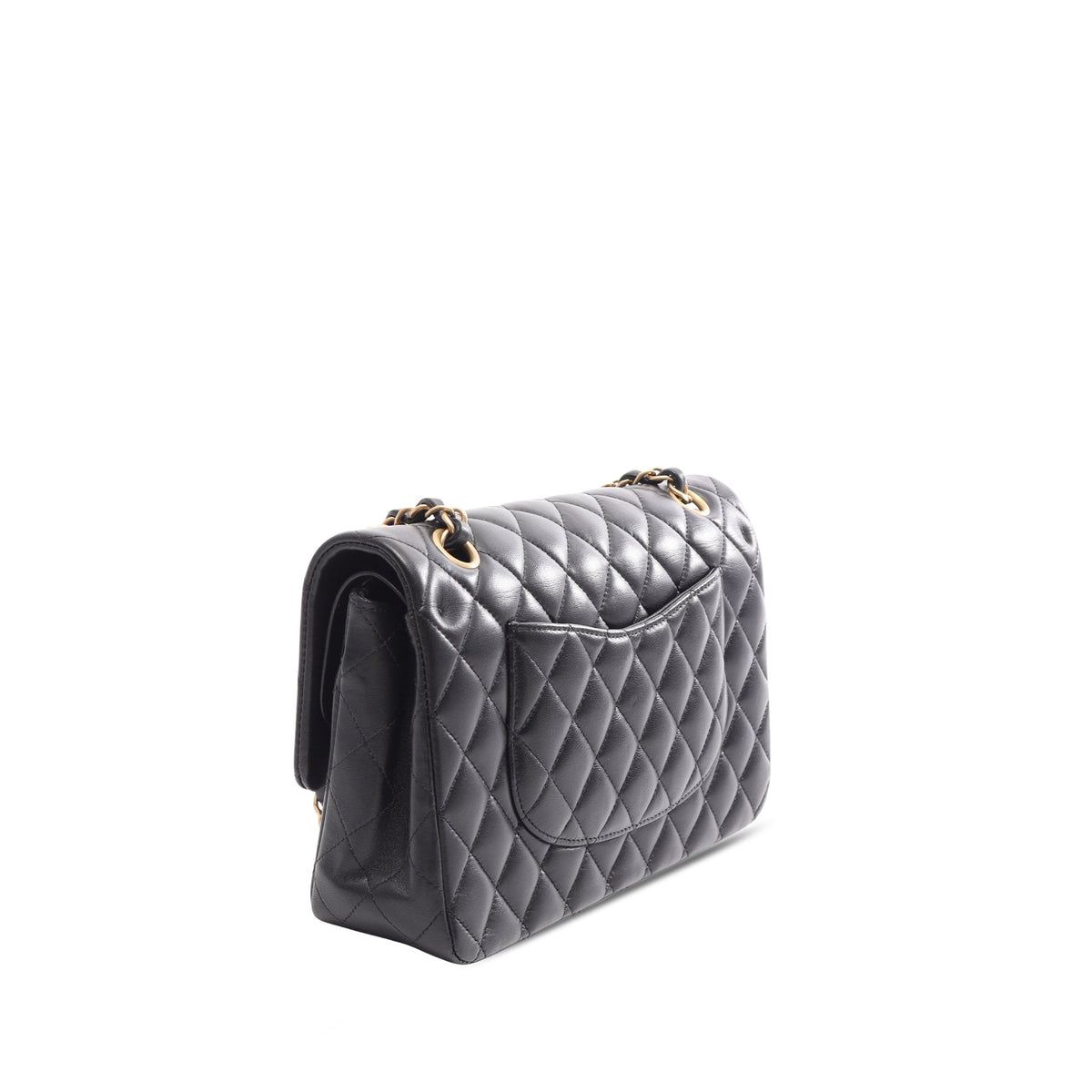 Chanel Medium Classic Lambskin Egyptian Amulet Charms Double Flap