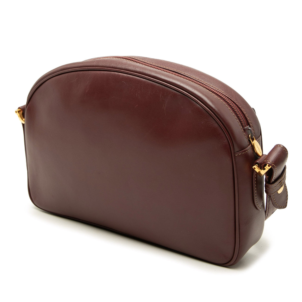 Cartier Leather Must De Cartier Crossbody — Red