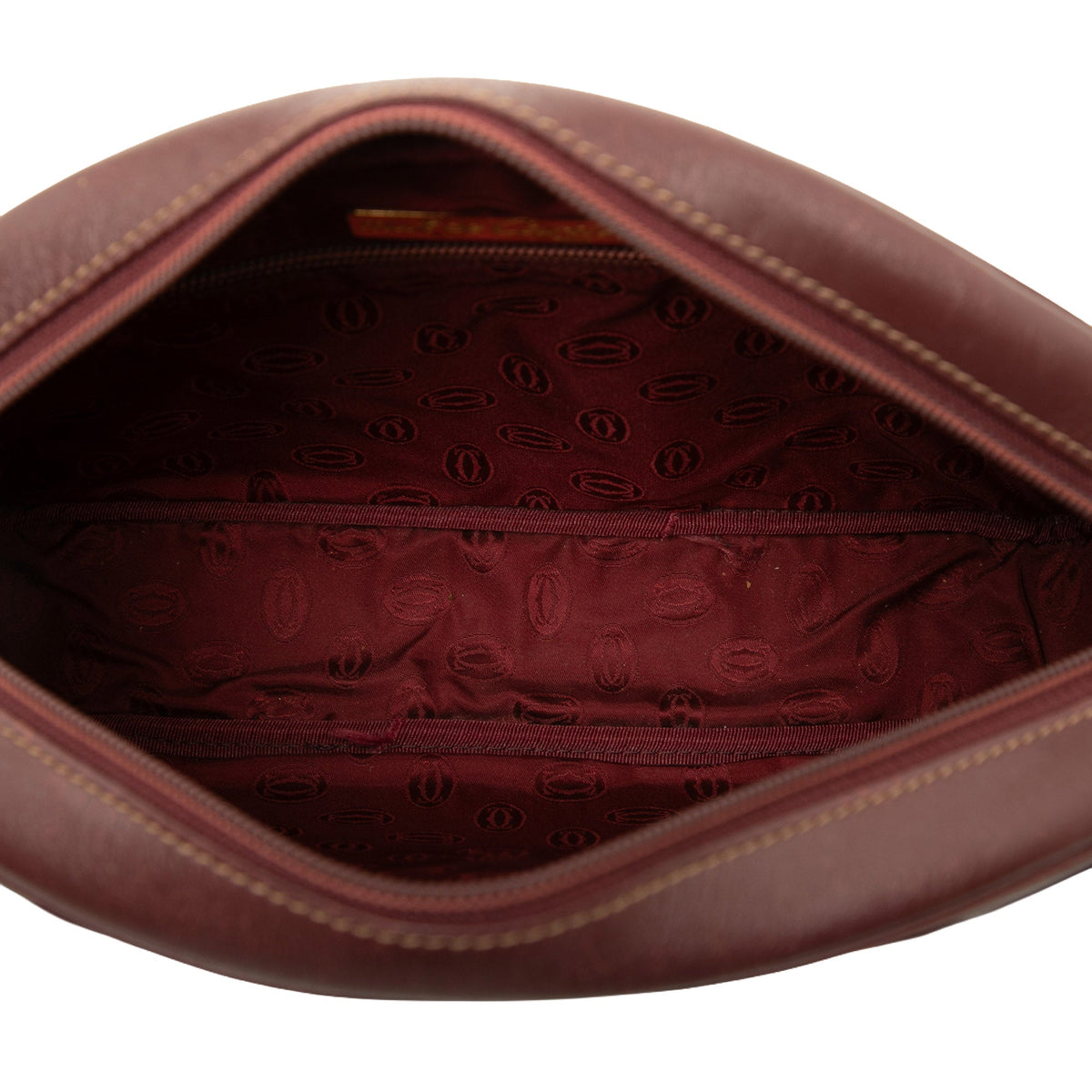 Cartier Leather Must De Cartier Crossbody — Red