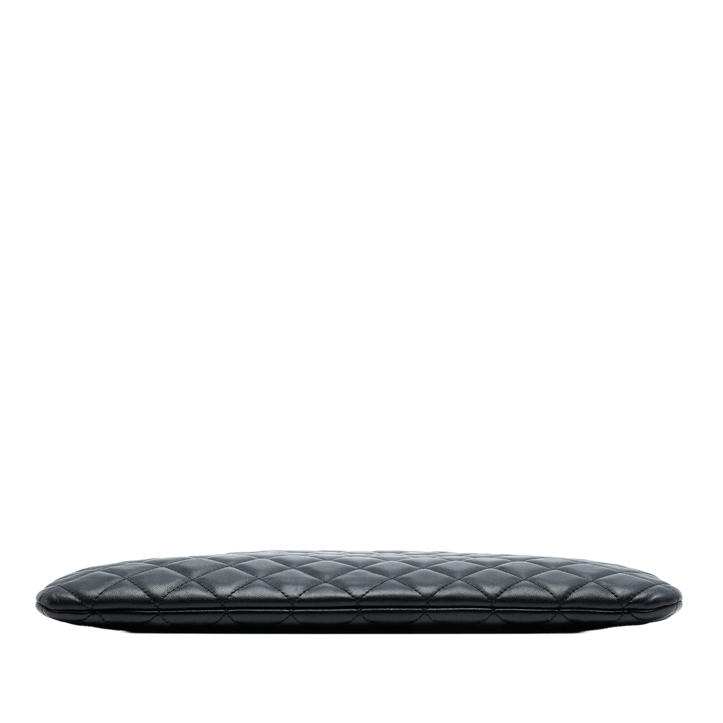 Chanel Large Quilted Lambskin O Case Clutch