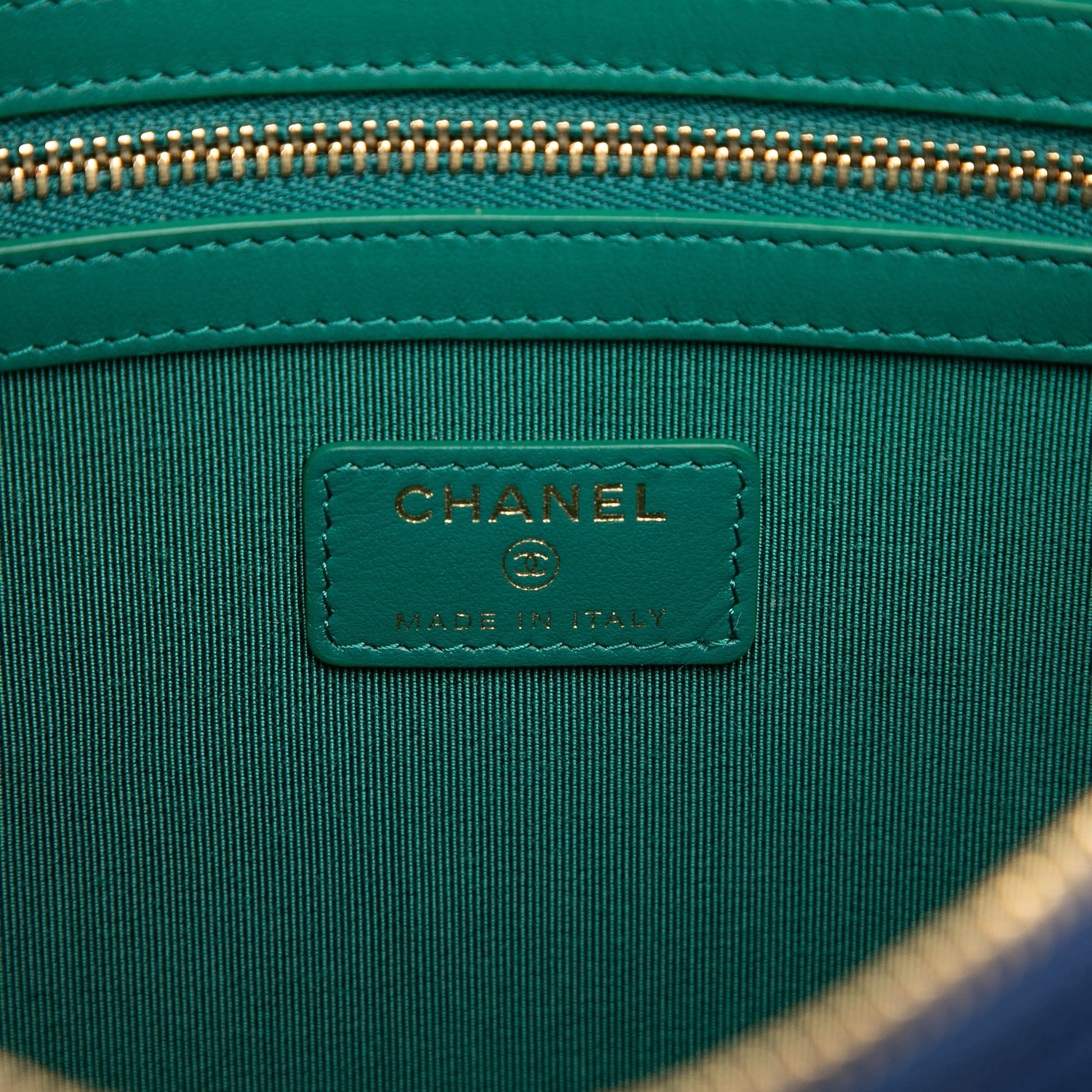 Chanel Medium Quilted Jersey O Case Clutch