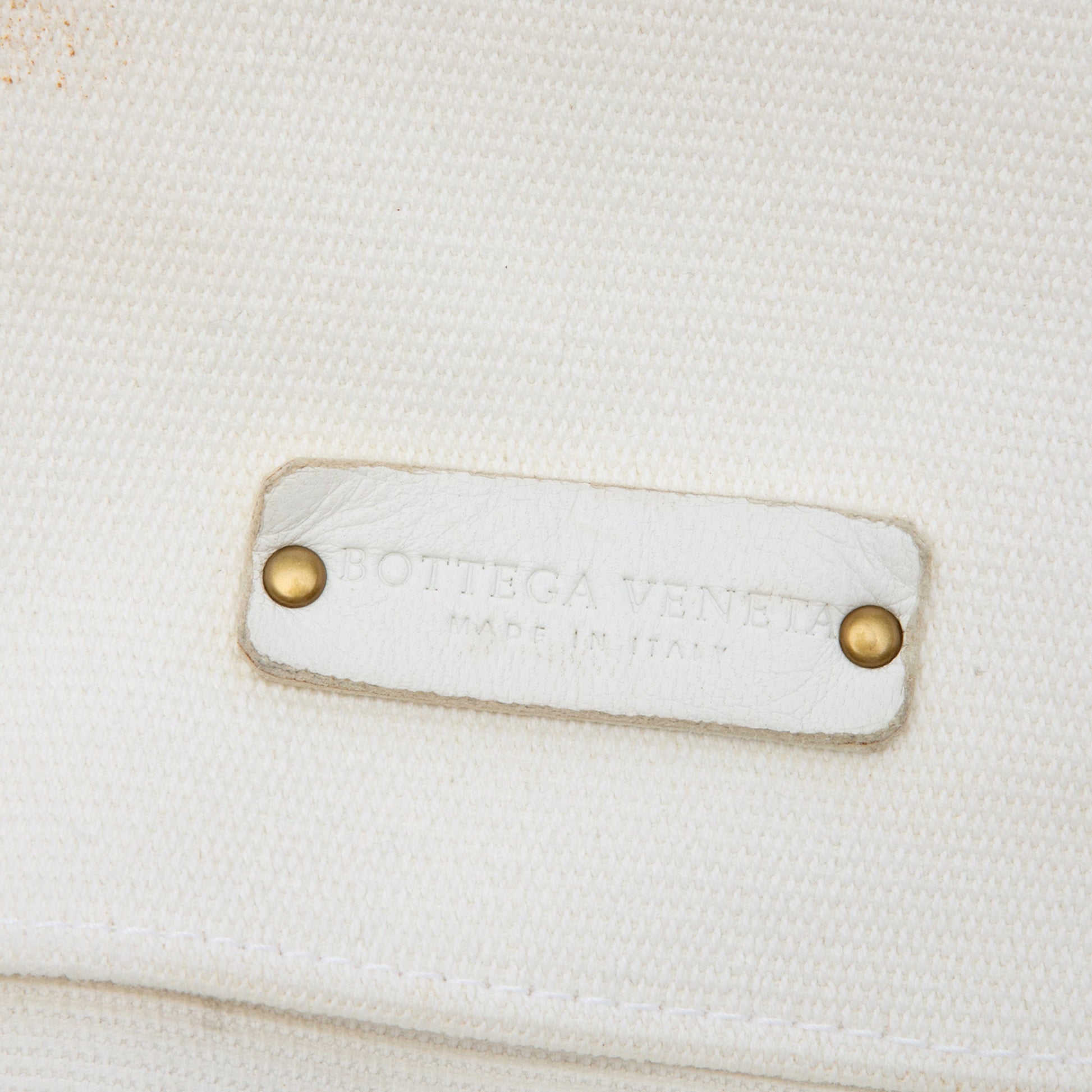 Bottega Veneta Canvas Braided Tote