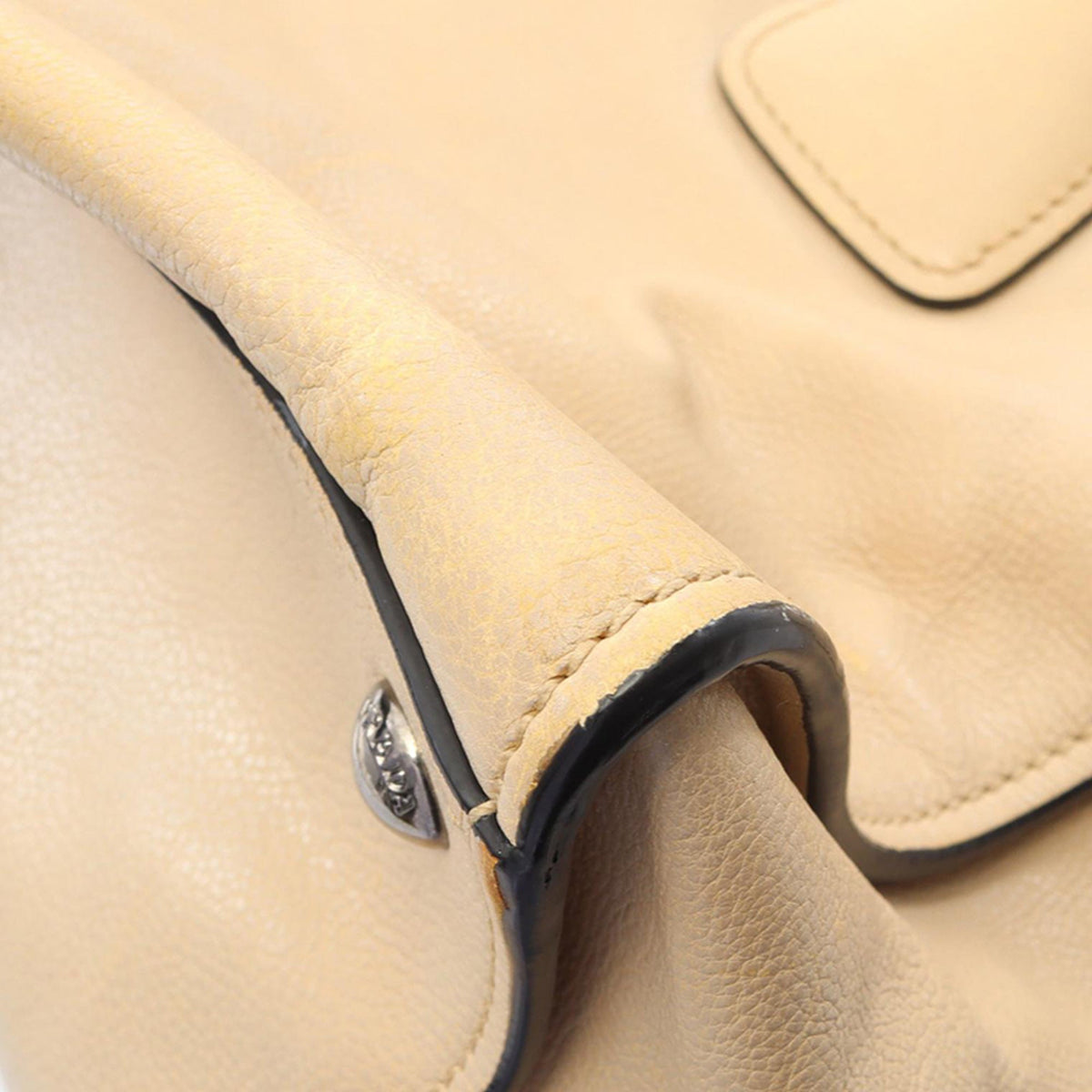 Prada City Calf Double Zip Satchel