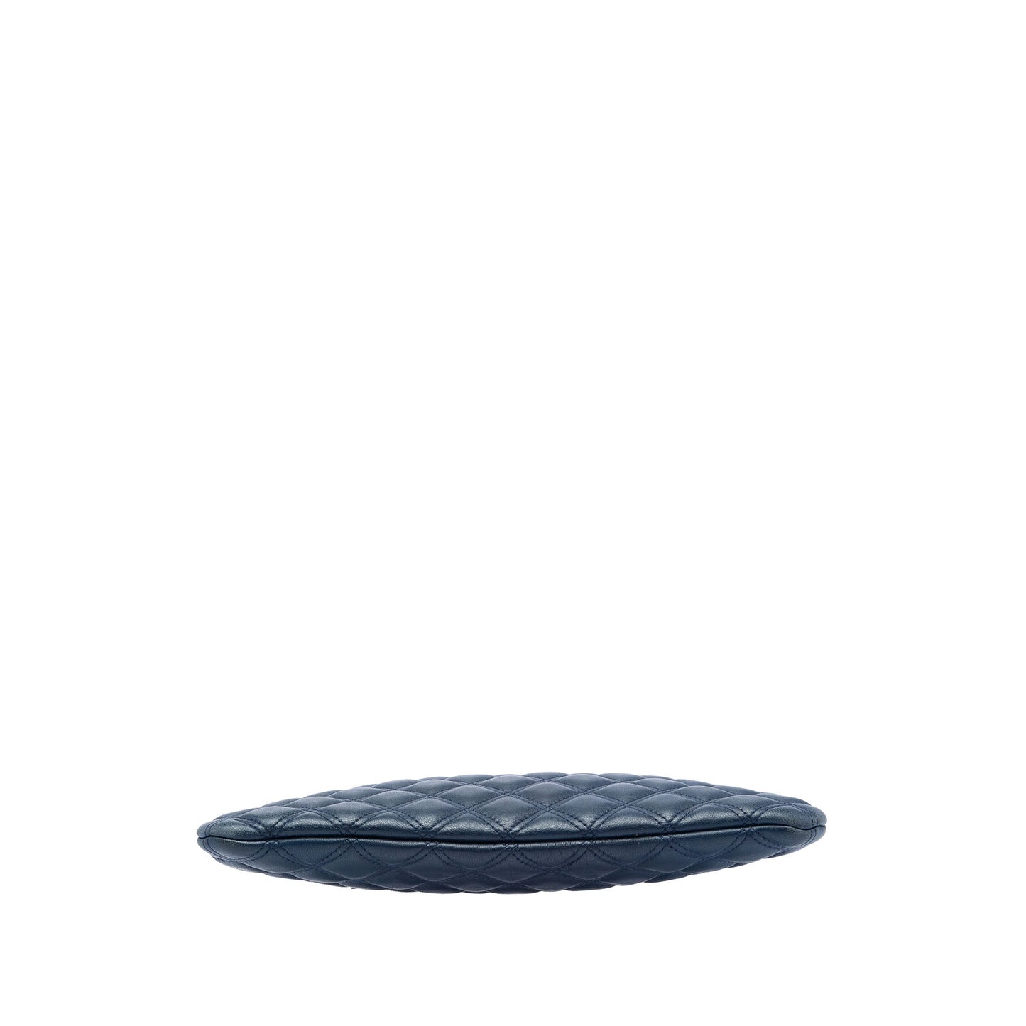 Chanel Medium Quilted Lambskin Double Stitch O Case Clutch