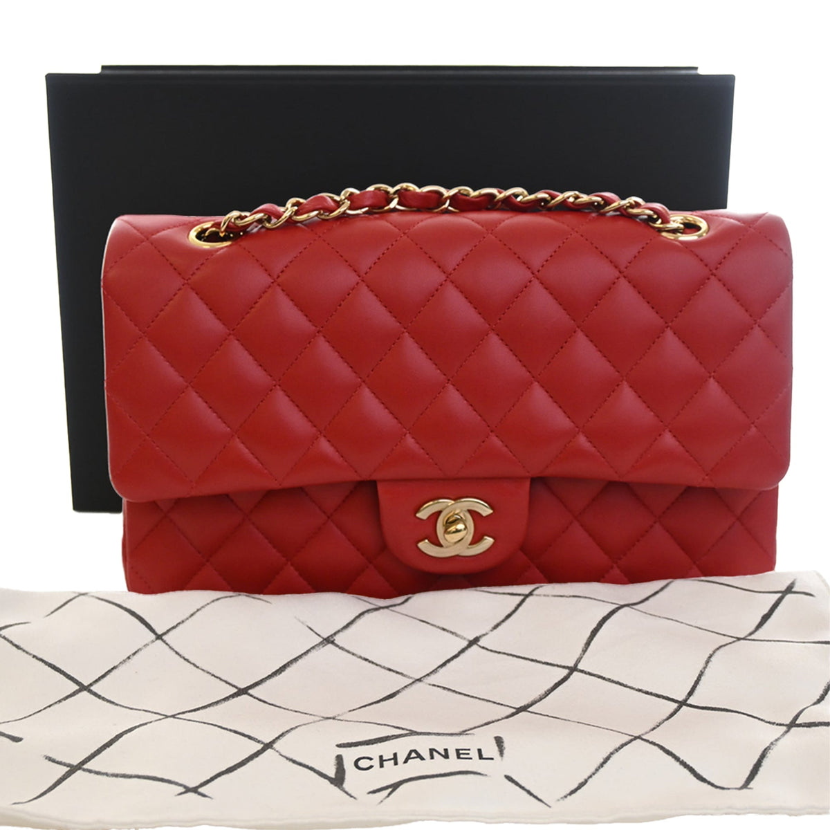 Chanel Medium Classic Lambskin Double Flap
