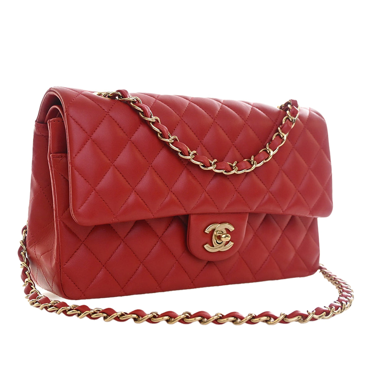 Chanel Medium Classic Lambskin Double Flap