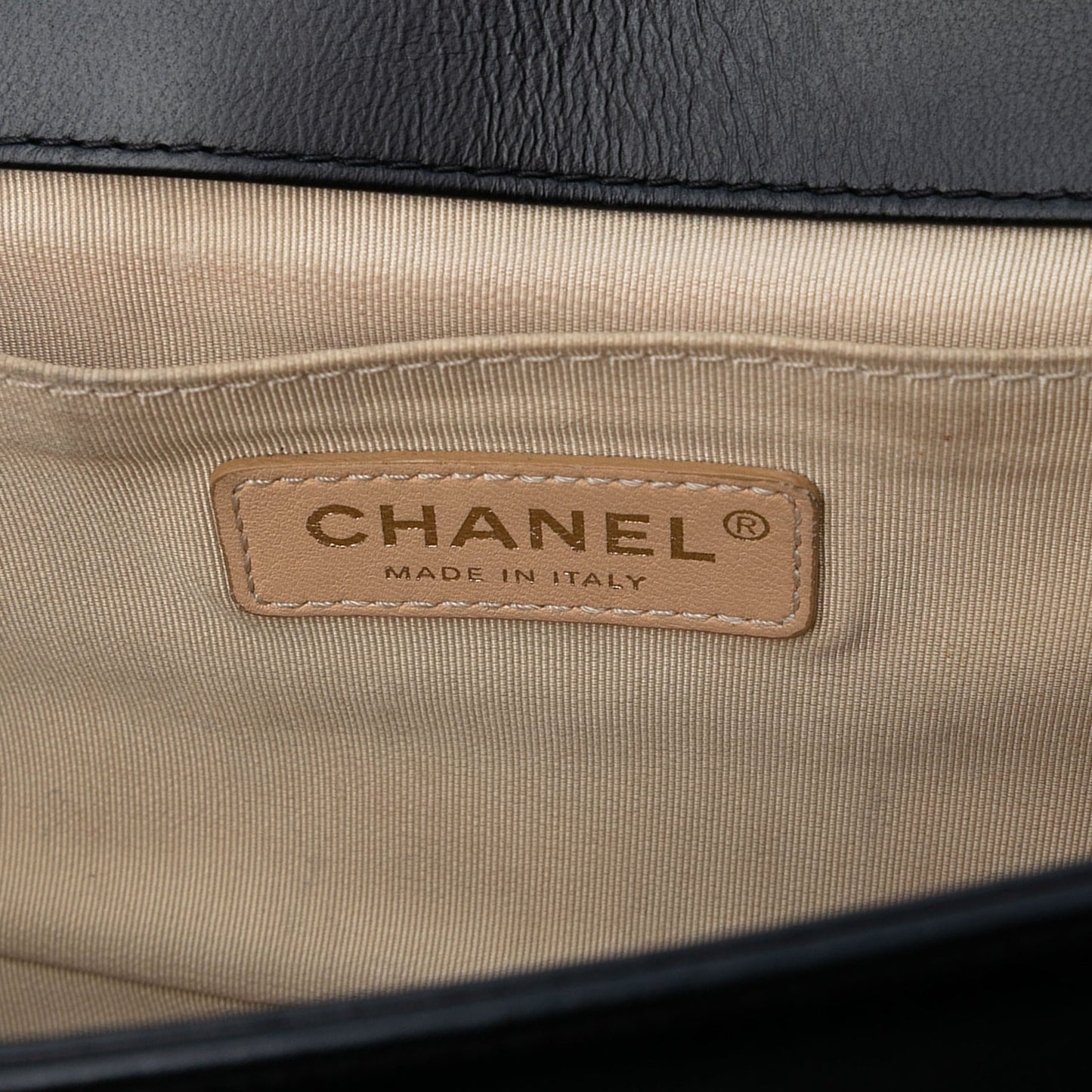 Chanel Old Medium Quilted Lambskin Chain Boy Flap