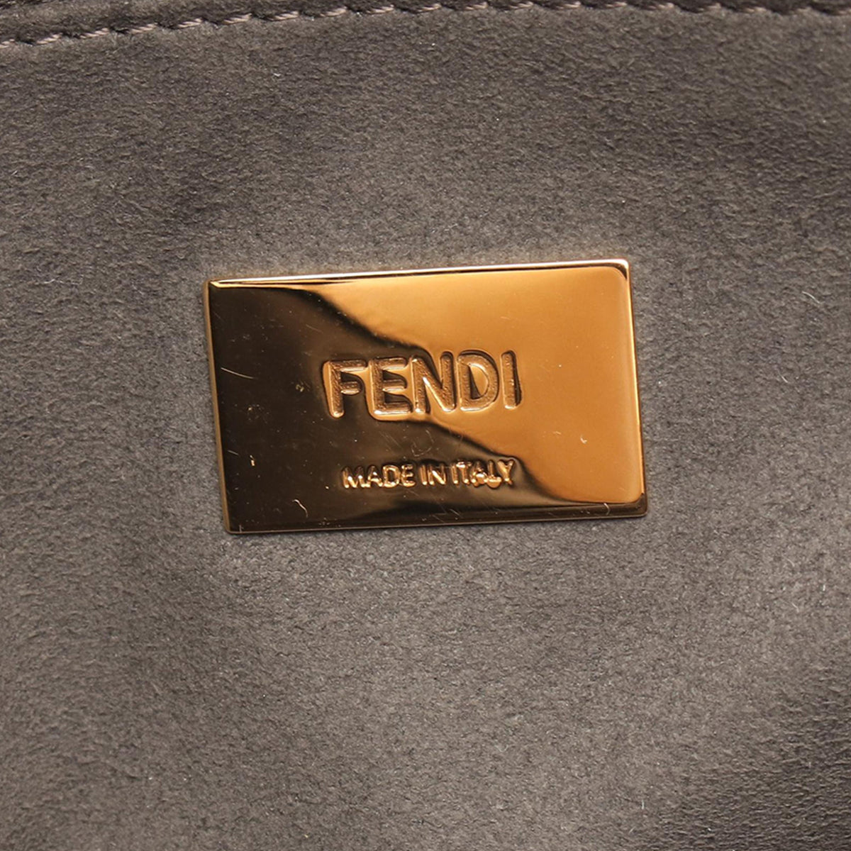 Fendi Small Leather Selleria FF Tote