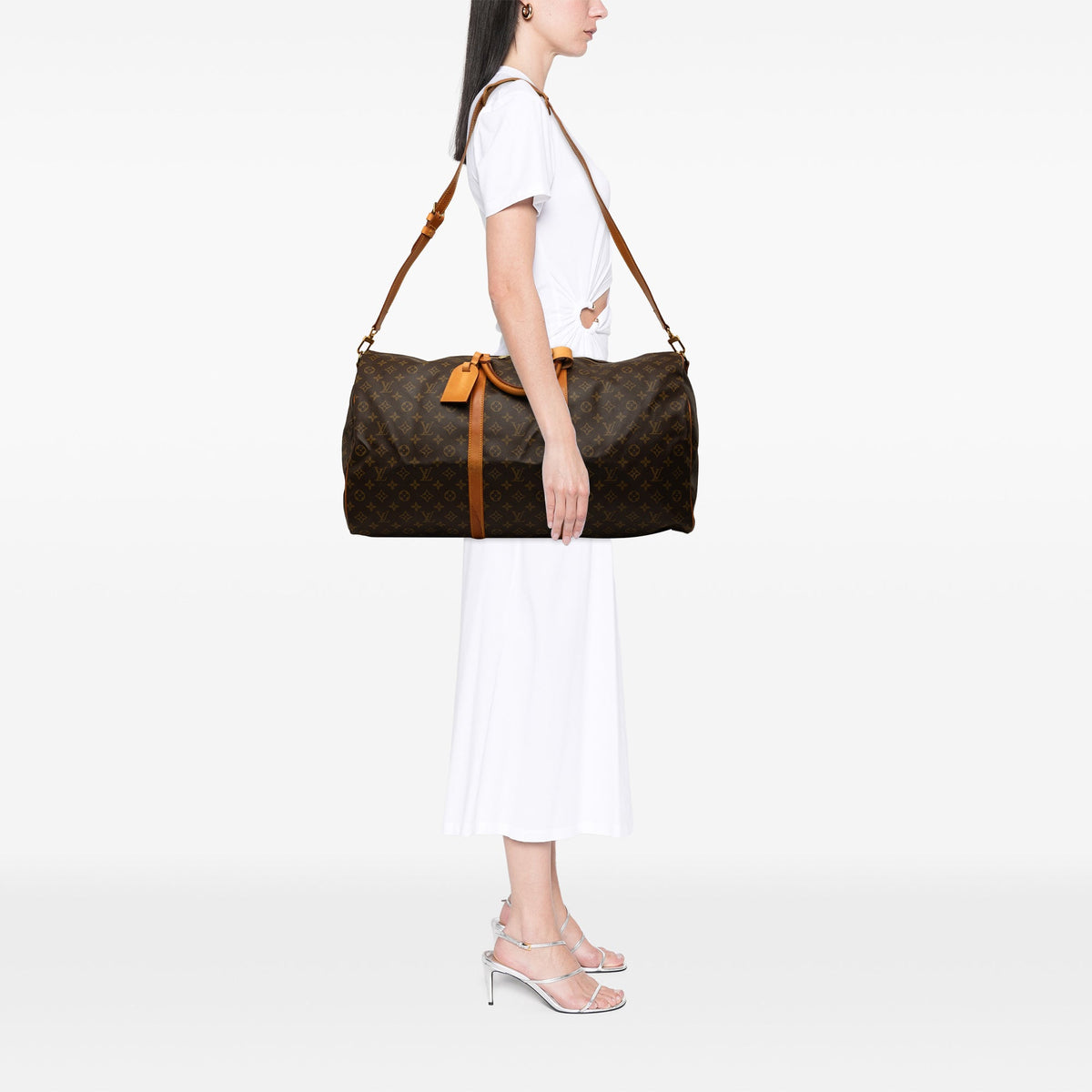 Louis Vuitton Monogram Keepall Bandouliere 60 — Brown