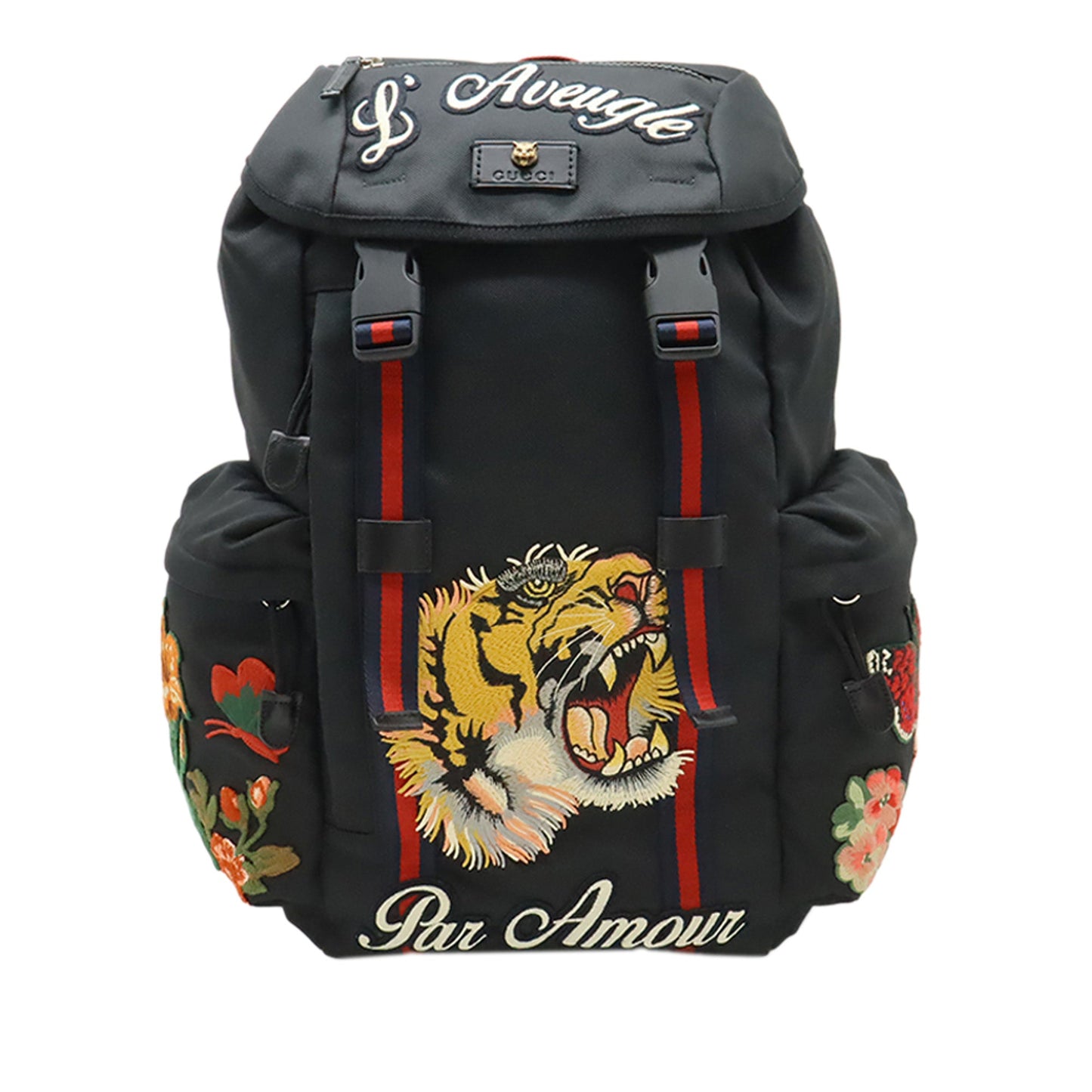 Gucci L'Aveugle Par Amour Techno Canvas Backpack