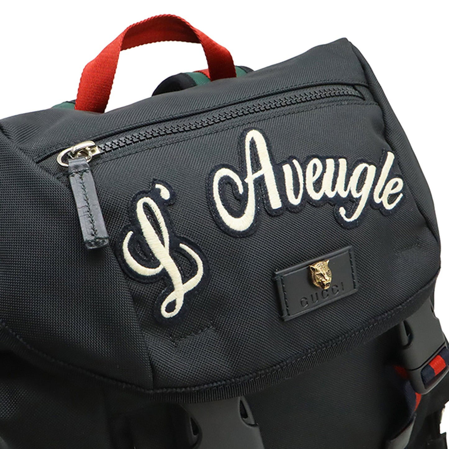Gucci L'Aveugle Par Amour Techno Canvas Backpack