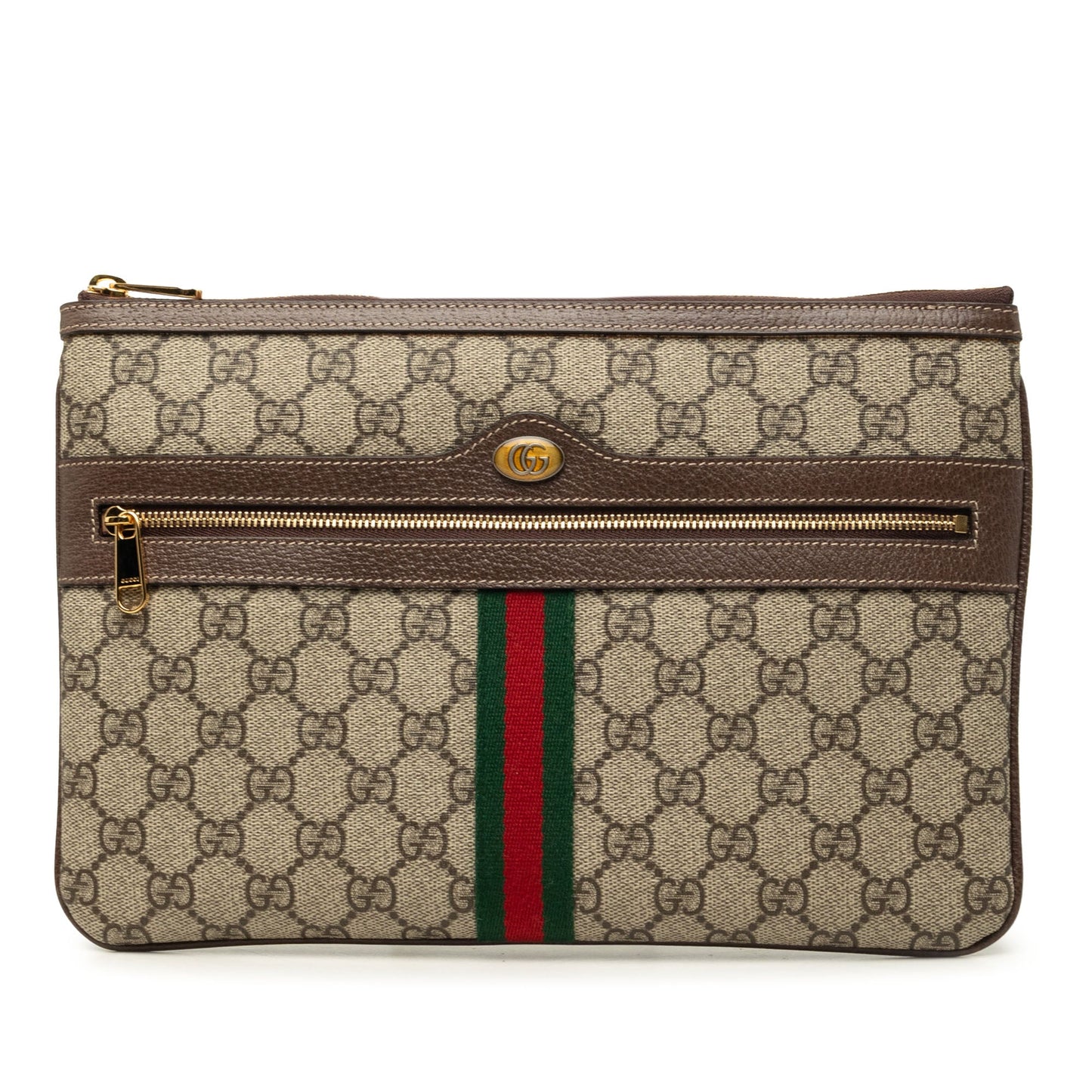 Gucci GG Supreme Web Ophidia Clutch
