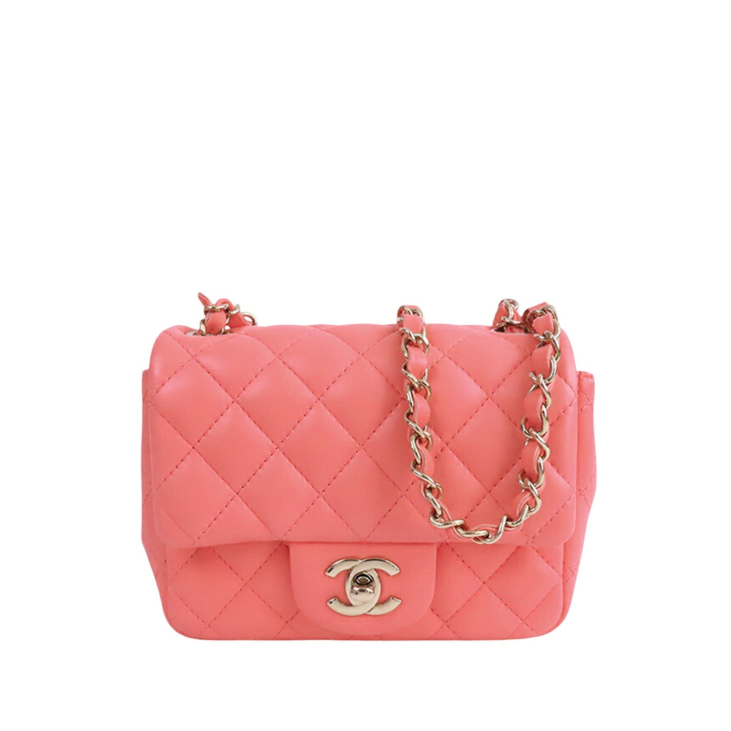 Chanel Mini Square Classic Lambskin Single Flap