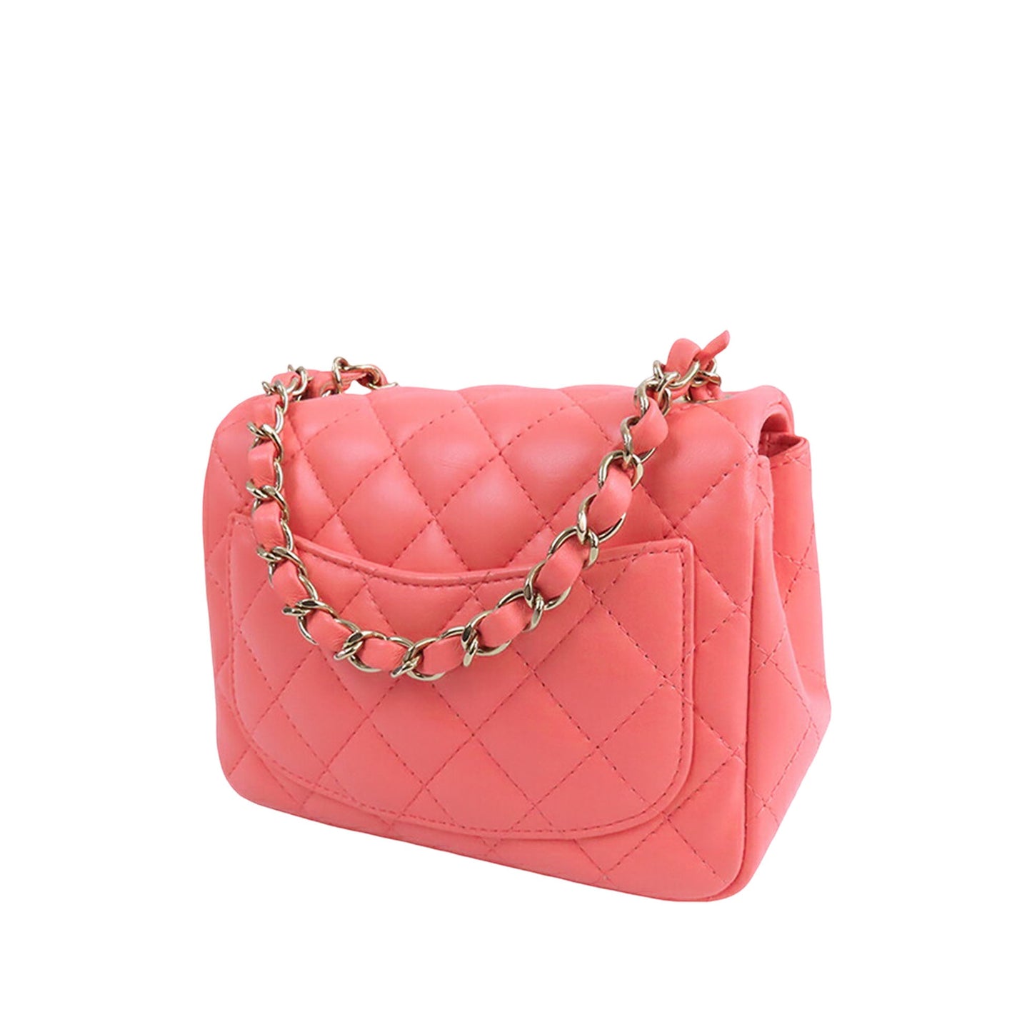Chanel Mini Square Classic Lambskin Single Flap