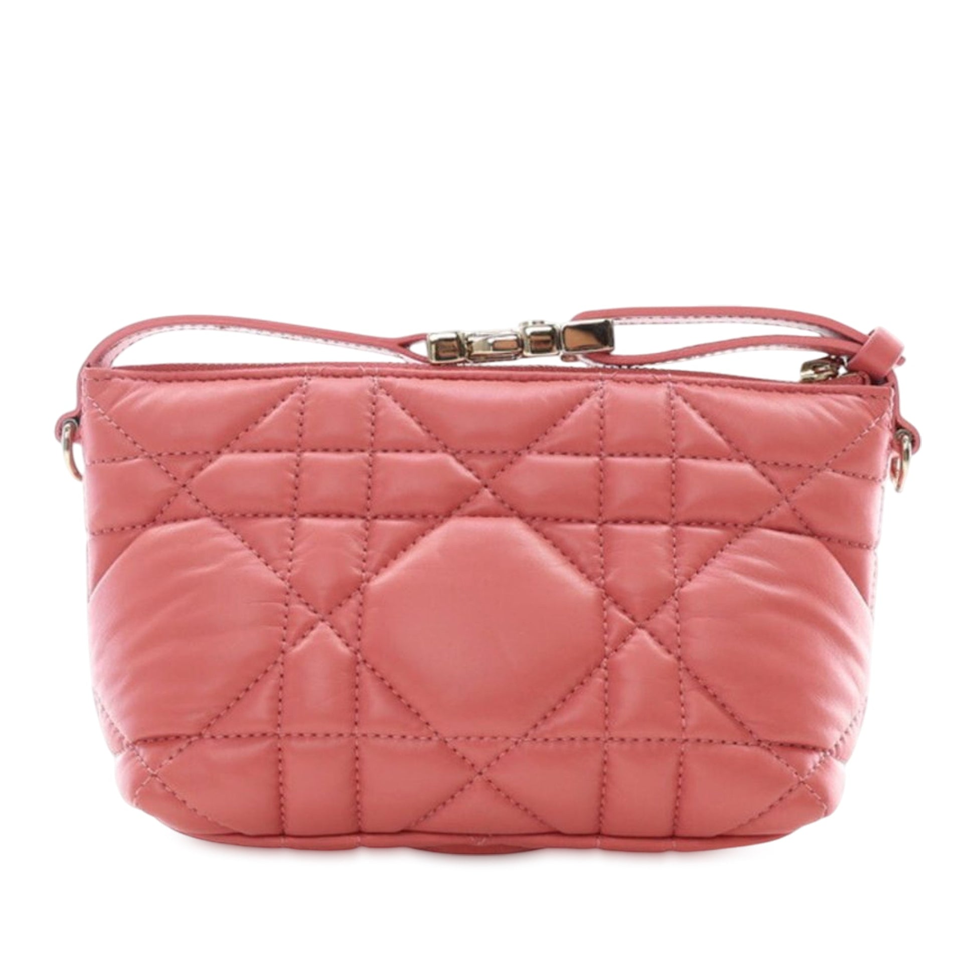 Dior Small Calfskin Macrocannage Diortravel Nomad Pouch