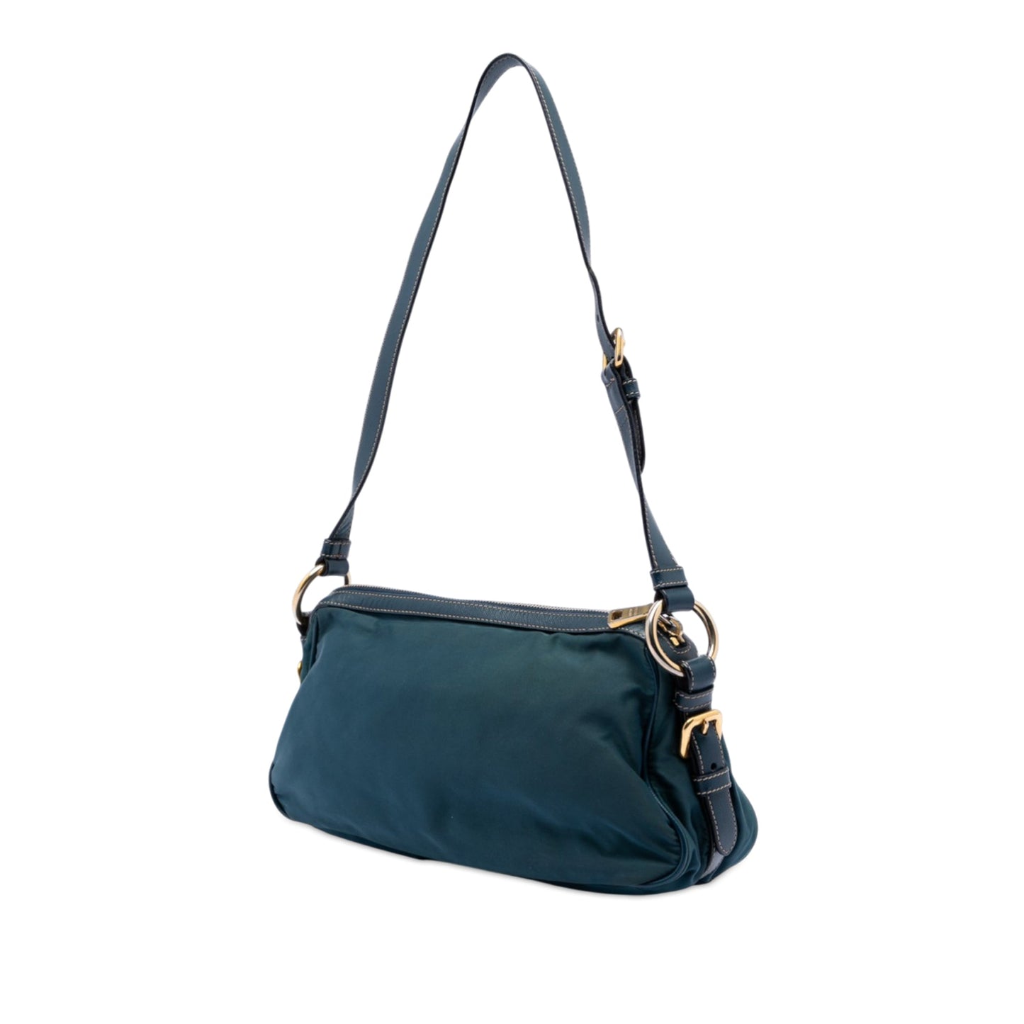 Prada Tessuto Canapa Logo Shoulder Bag