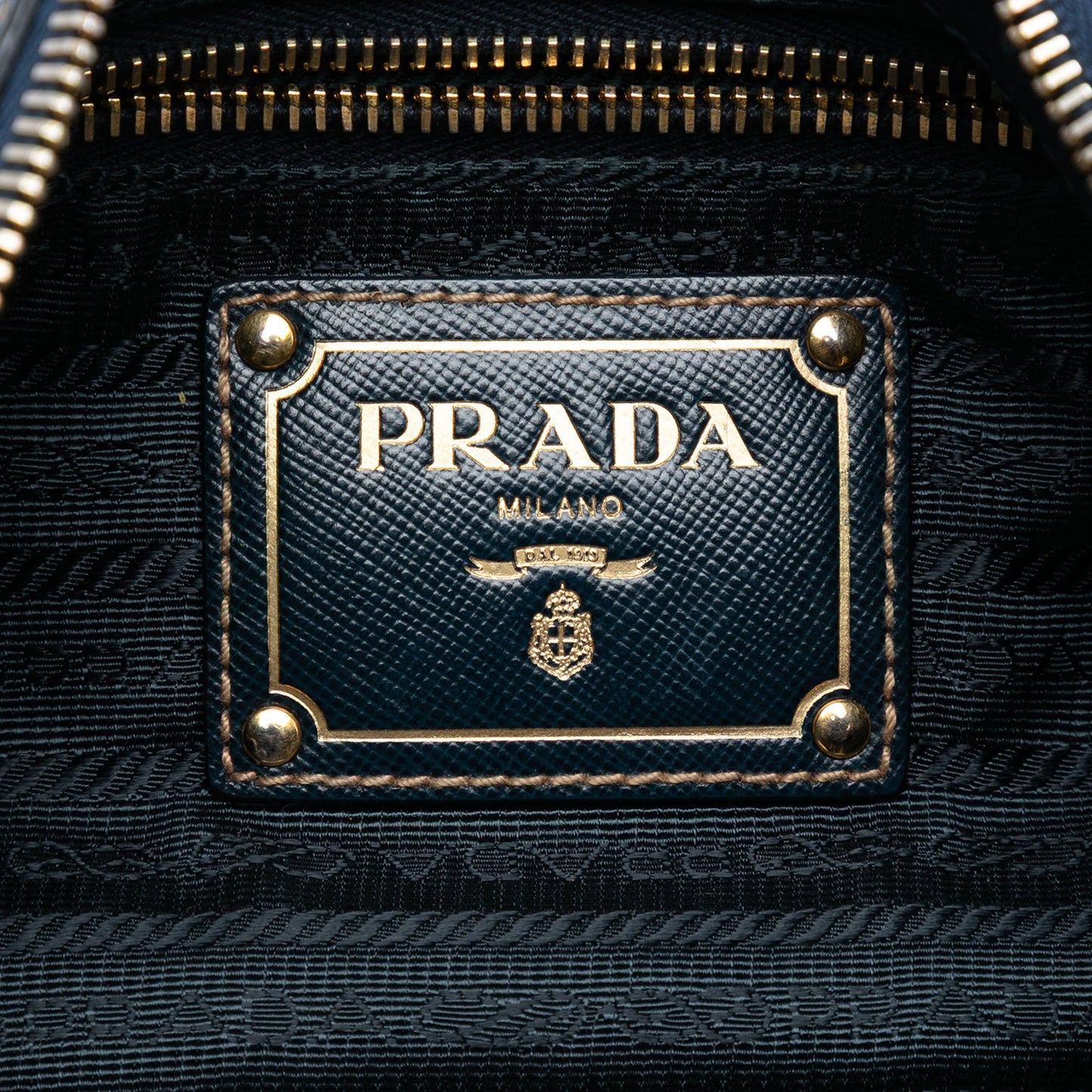 Prada Tessuto Canapa Logo Shoulder Bag