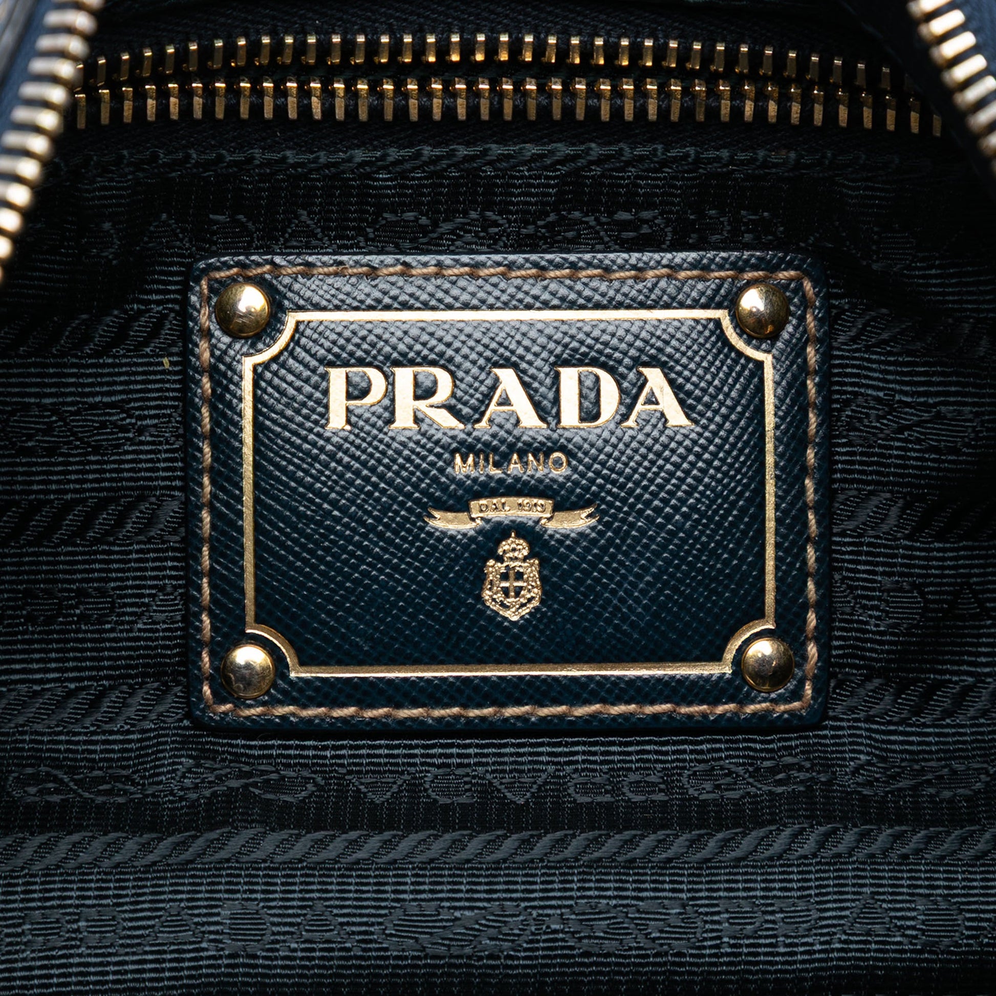 Prada Tessuto Canapa Logo Shoulder Bag