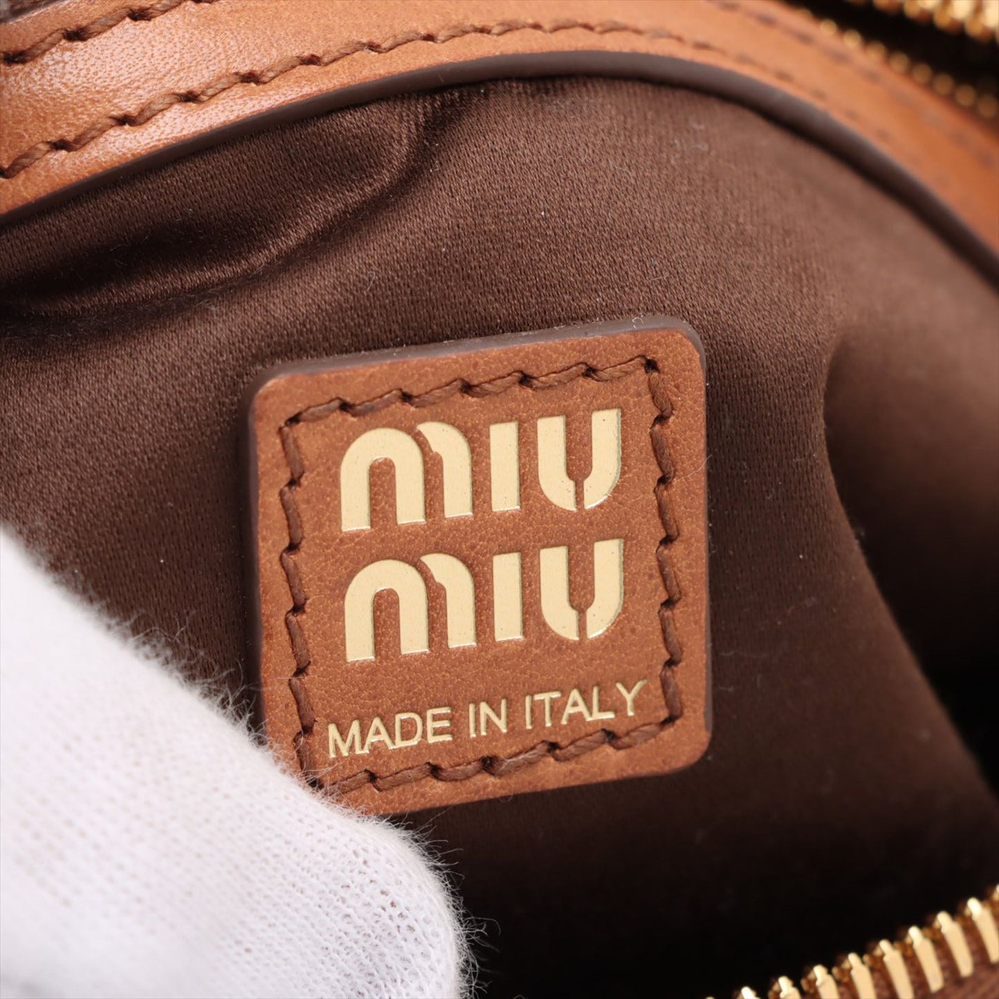 Miu Miu Calfksin Top Handle Bag