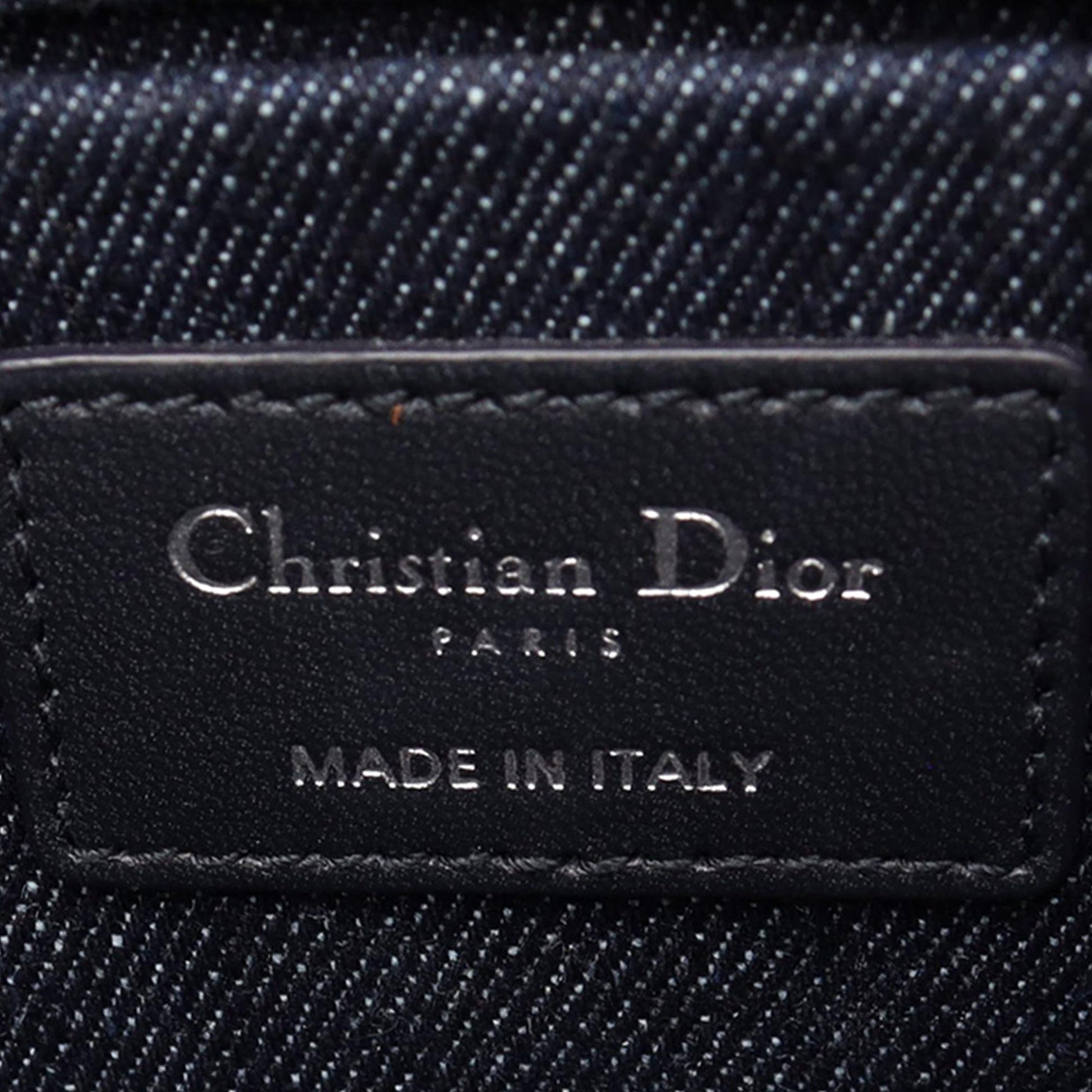 Dior Medium Denim Cannage Eyelet Lady D Joy