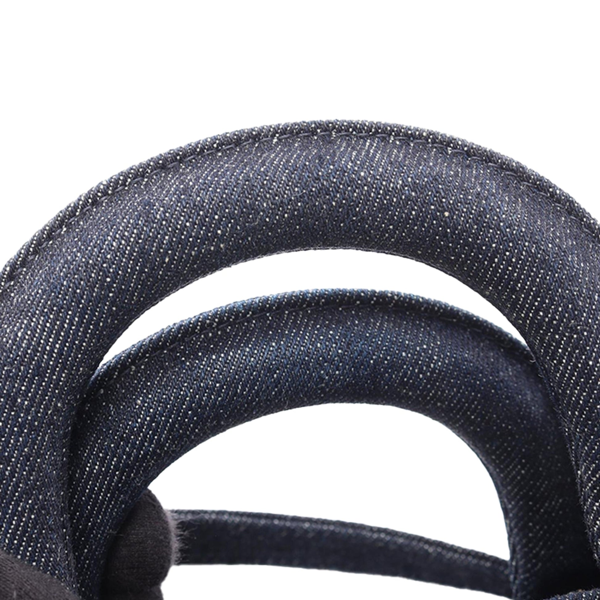Dior Medium Denim Cannage Eyelet Lady D Joy