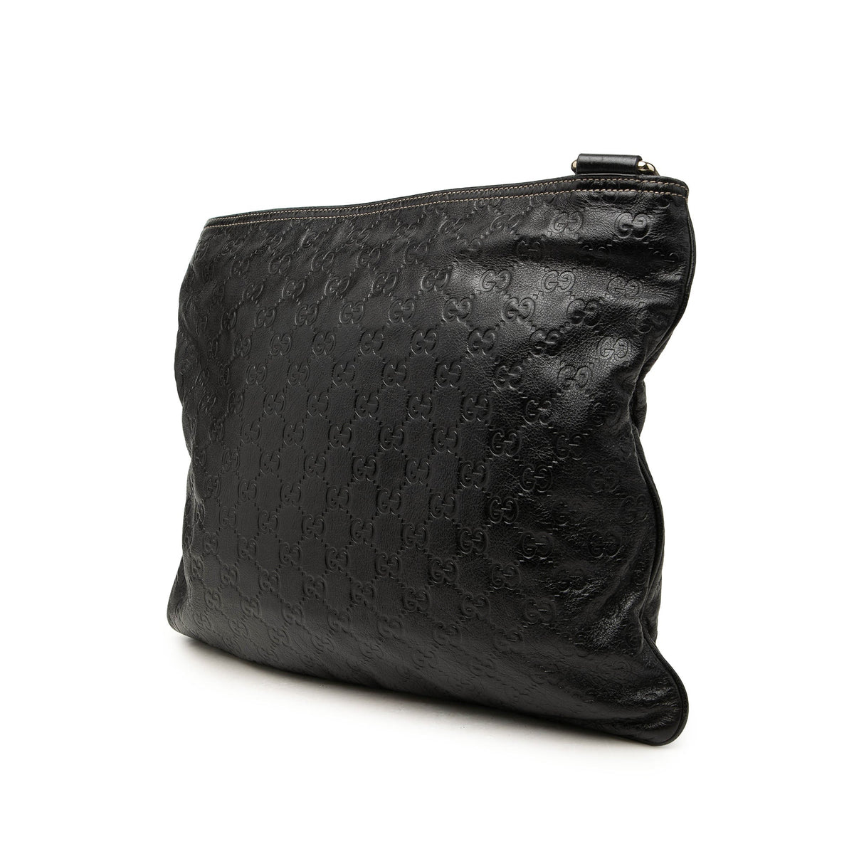 Gucci Guccissima Crossbody — Black