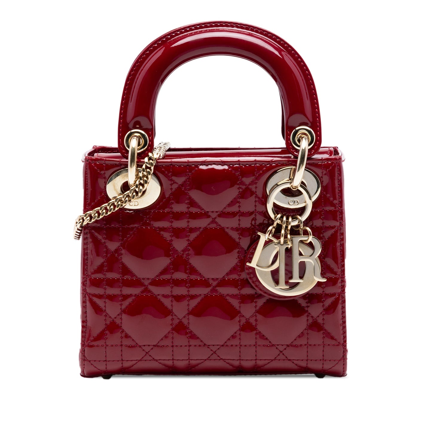 Dior Mini Patent Cannage Lady Dior