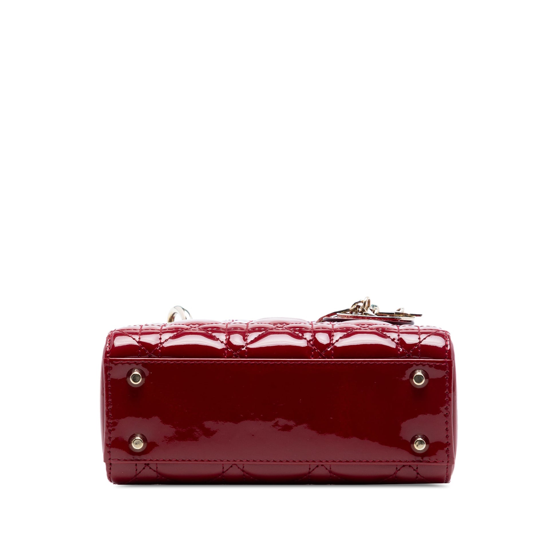 Dior Mini Patent Cannage Lady Dior