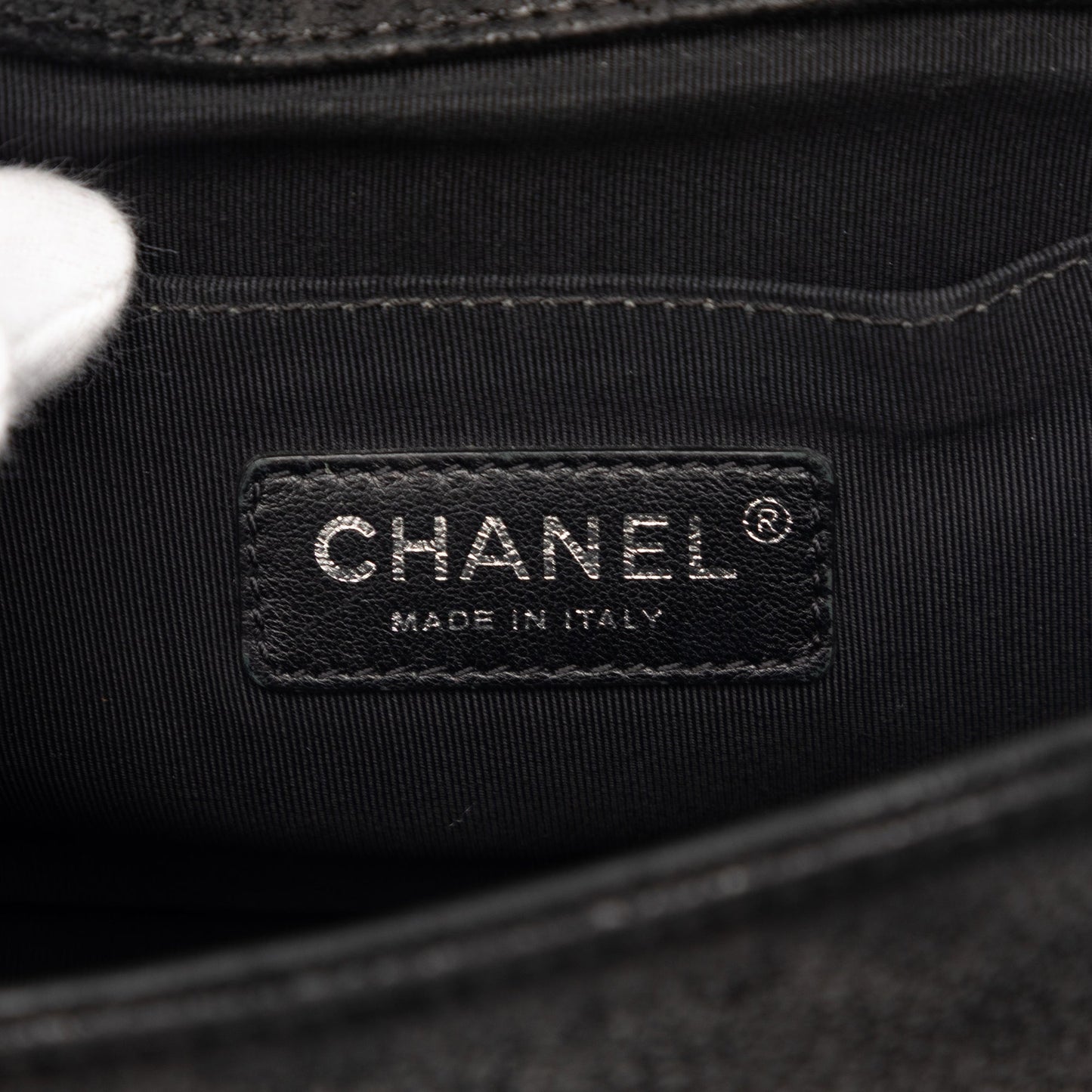 Chanel Old Medium Quilted Suede Chesterfield Boy Flap