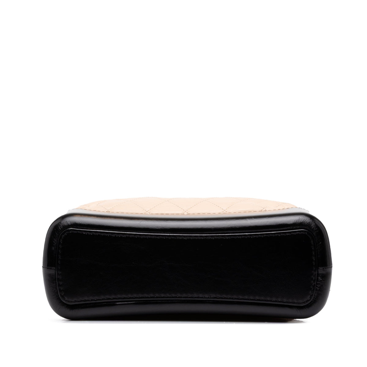 Chanel Medium Bicolor Lambskin Gabrielle Crossbody — Beige