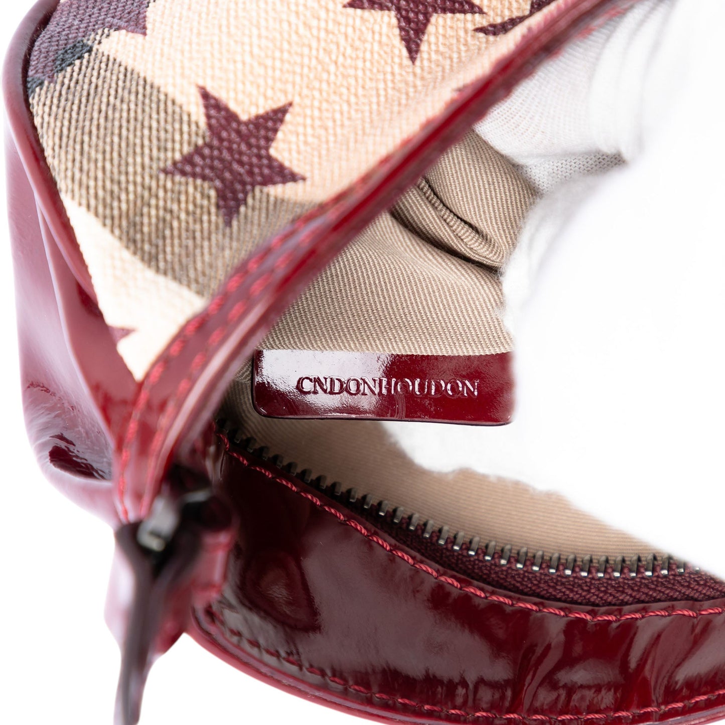 Burberry Mini Supernova Check Coated Canvas Stars Hobo
