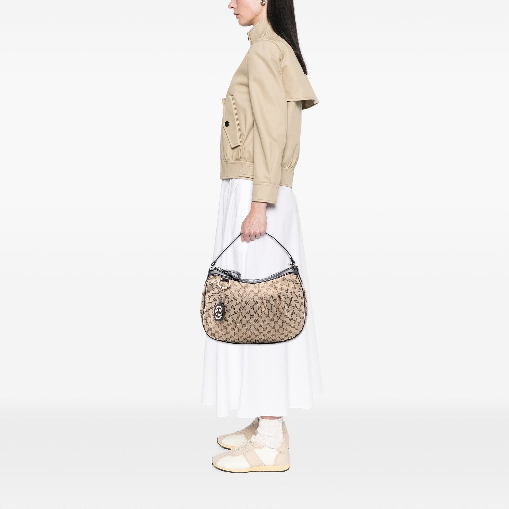 Gucci GG Canvas Sukey Shoulder Bag