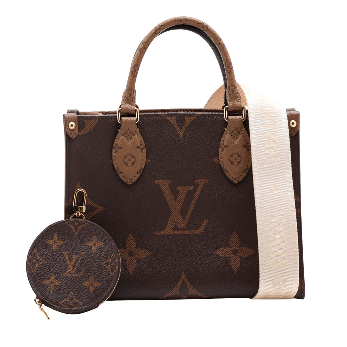 Louis Vuitton Monogram Reverse Giant OnTheGo PM — Brown
