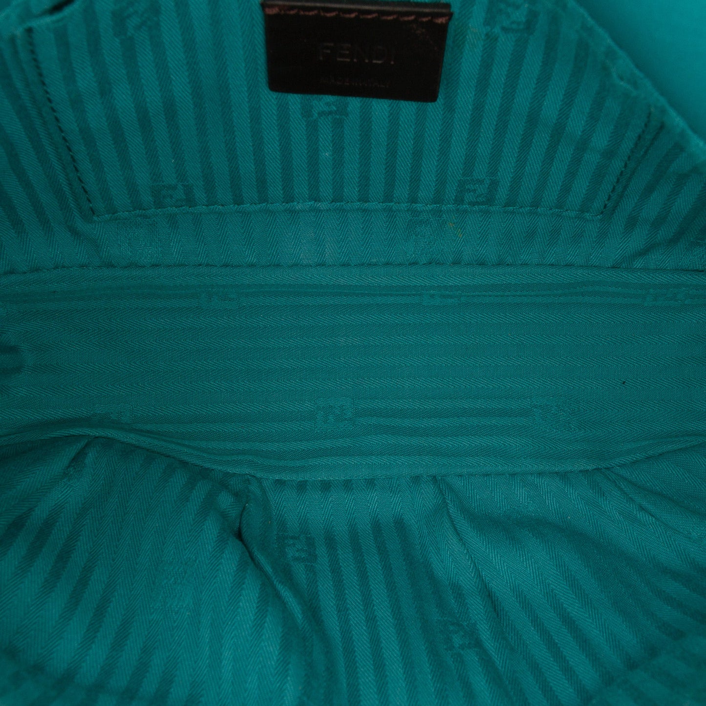 Fendi Leather Fendista Pochette Crossbody