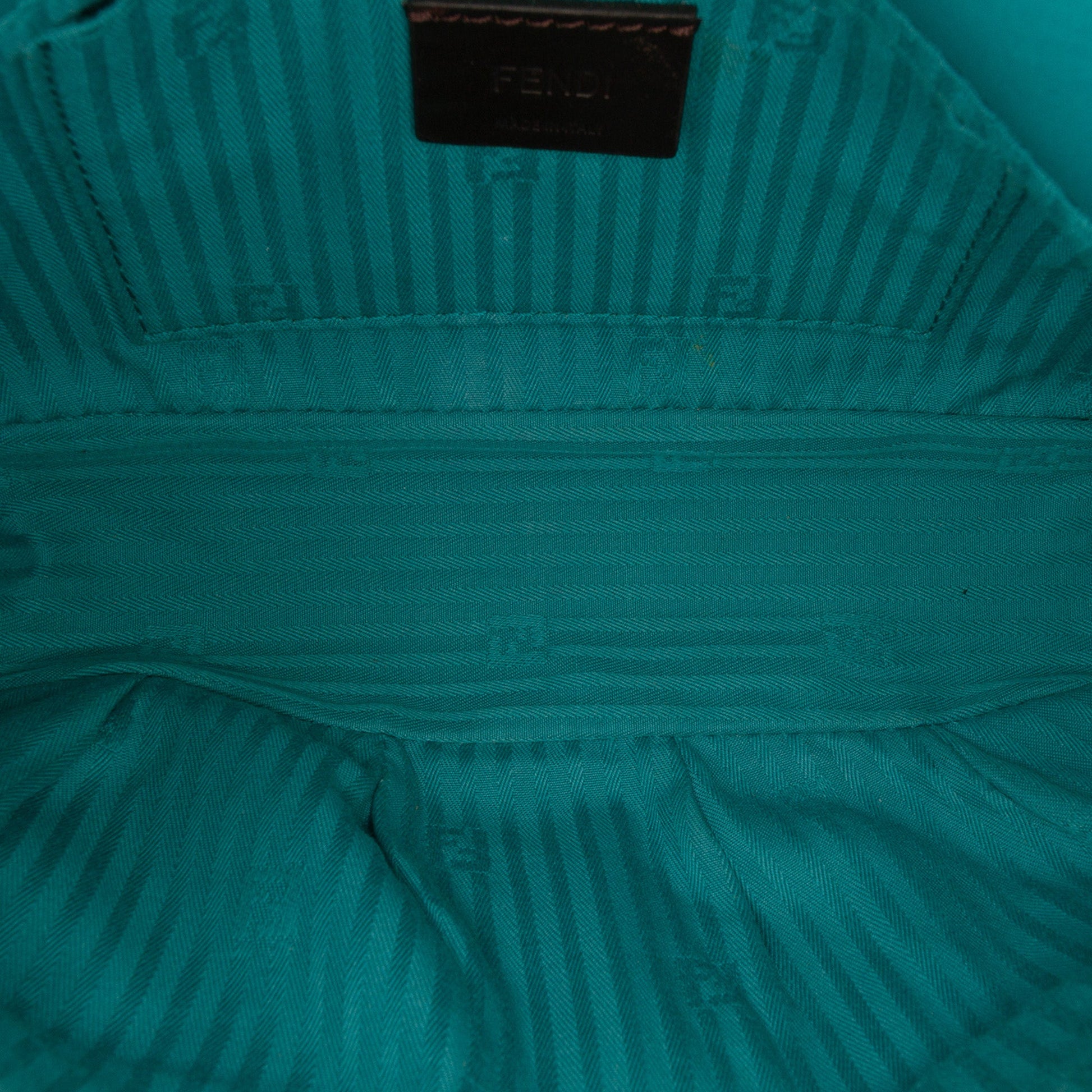 Fendi Leather Fendista Pochette Crossbody