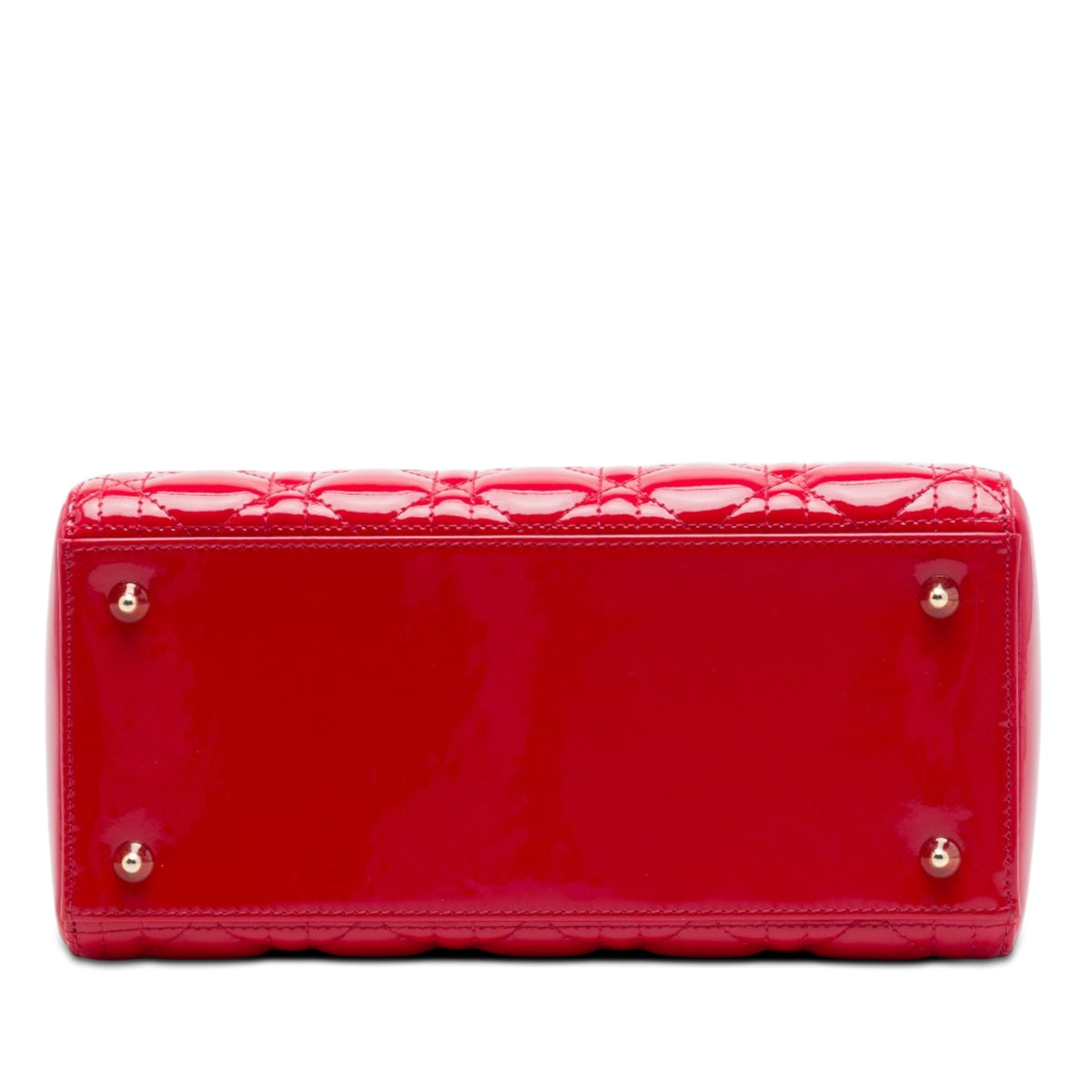 Dior Medium Patent Cannage Lady Dior