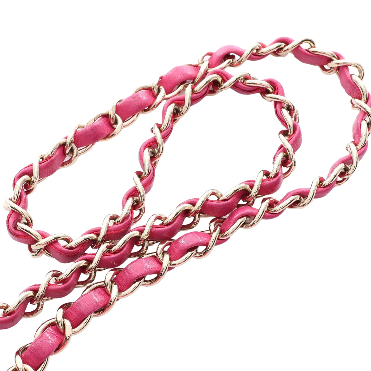 Chanel Mini Square Classic Chevron Lambskin Single Flap — Pink