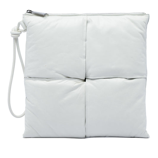 Bottega Veneta Nappa Maxi Intrecciato Padded Square Wristlet Pouch