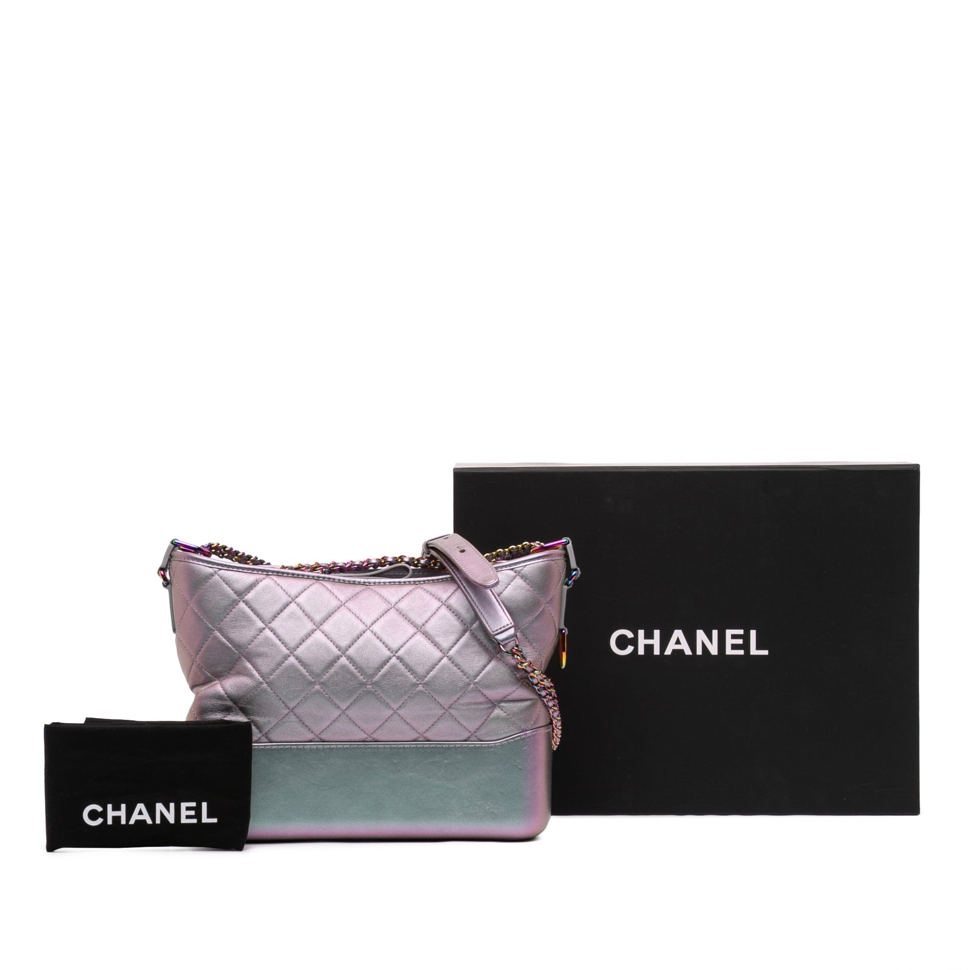 Chanel Medium Iridescent Calfskin Gabrielle Crossbody